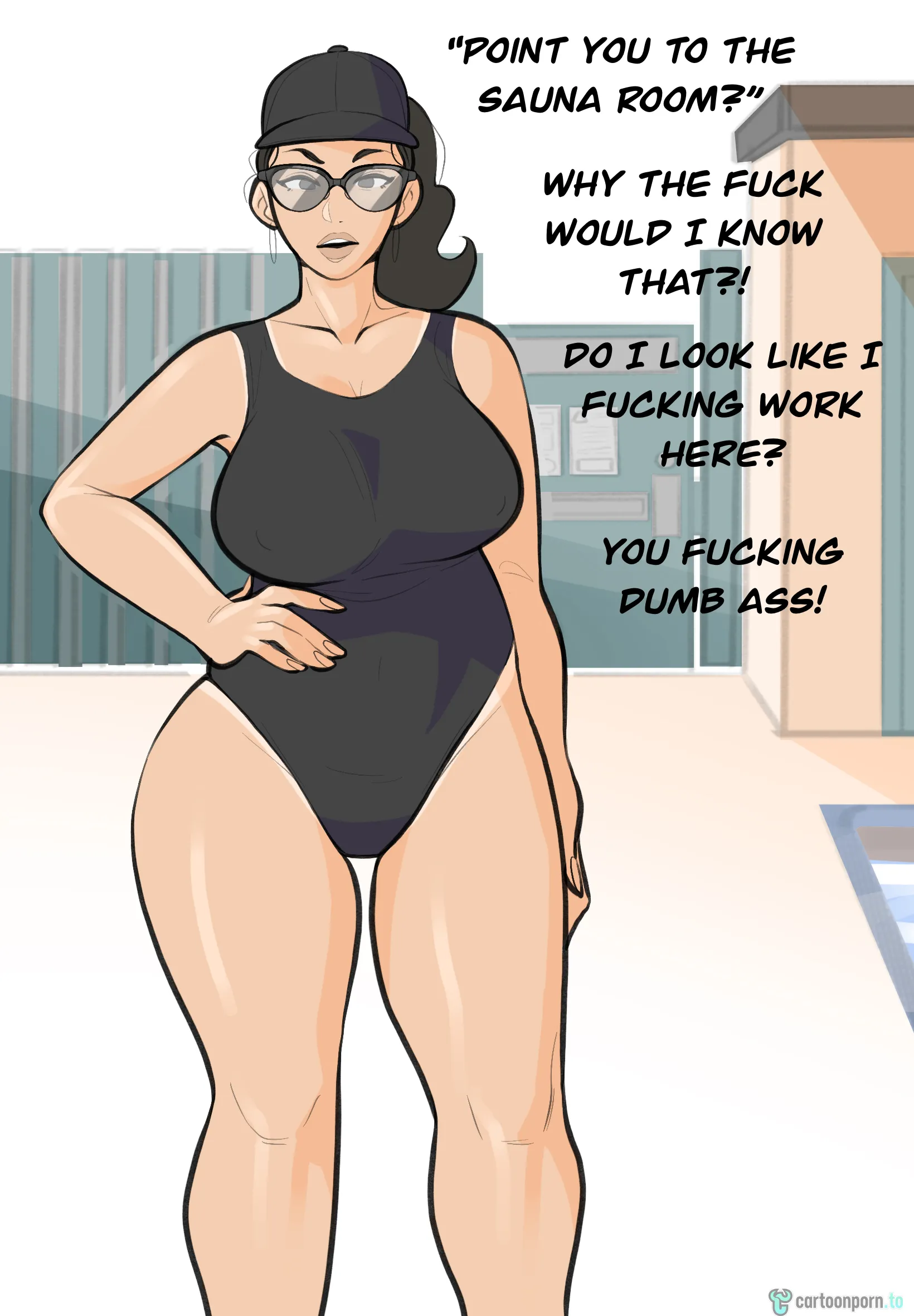 Jopuari Archive - Incest Porn Comic Collection [Jopuari] Public Pool Pick-Up – page 1