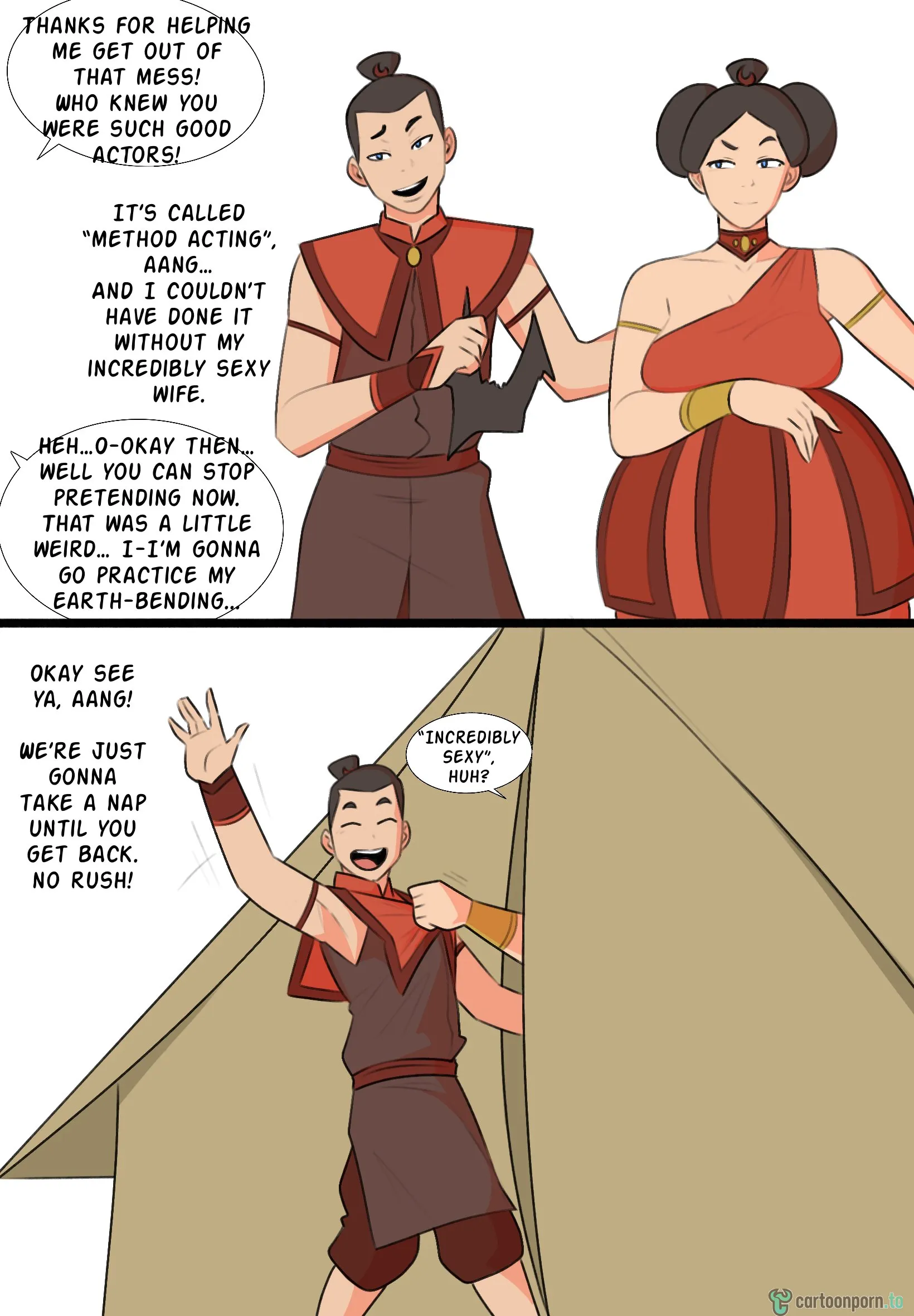 Jopuari Archive - Incest Porn Comic Collection [Jopuari] Mr. Wang & Mrs. Sapphire Fire (Avatar_ The Last Airbender) – page 1
