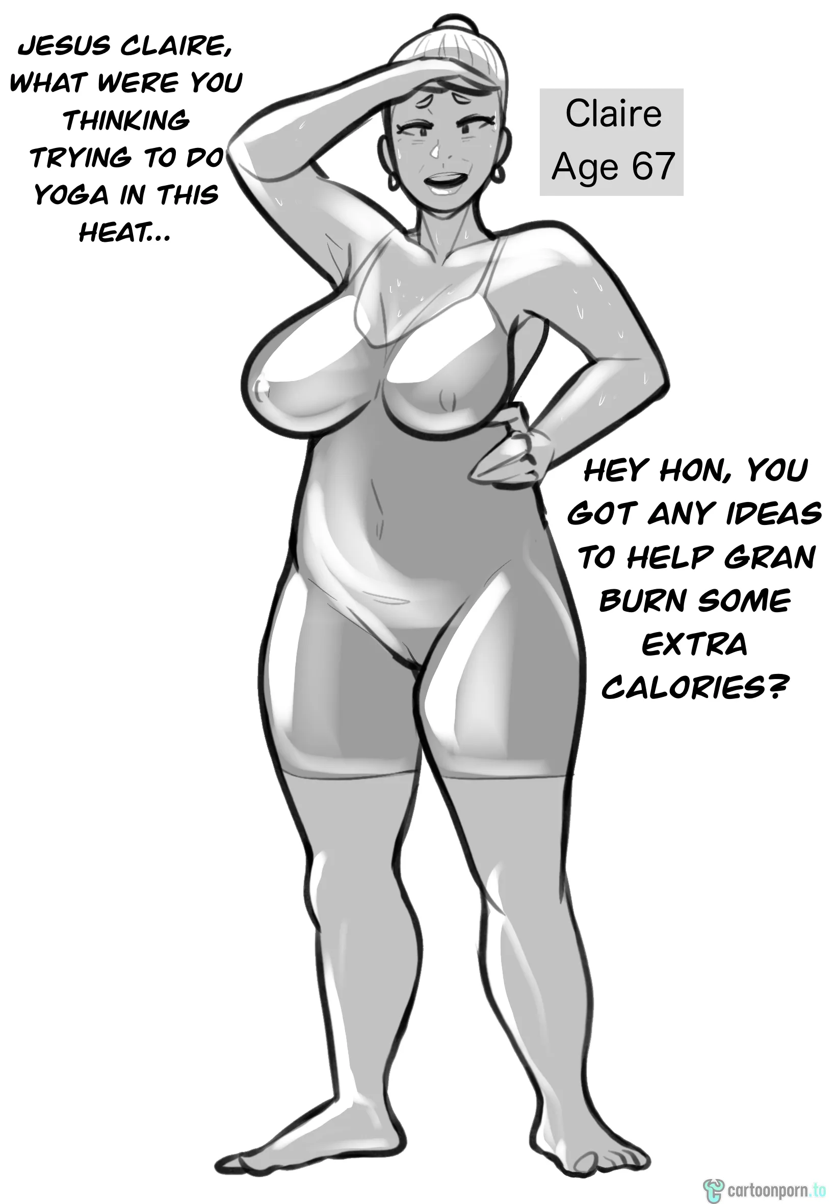 Jopuari Archive - Incest Porn Comic Collection [Jopuari] GILF x Grandson – page 2