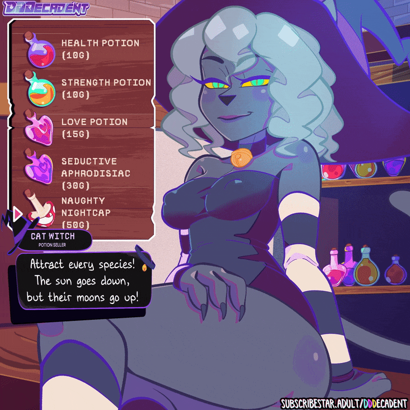CatWitch: Panties &amp; Potions [KissClaw | Dddecadent] 1 . CatWitch: Panties & Potions - Chapter 1 [KissClaw | Dddecadent] – page 8
