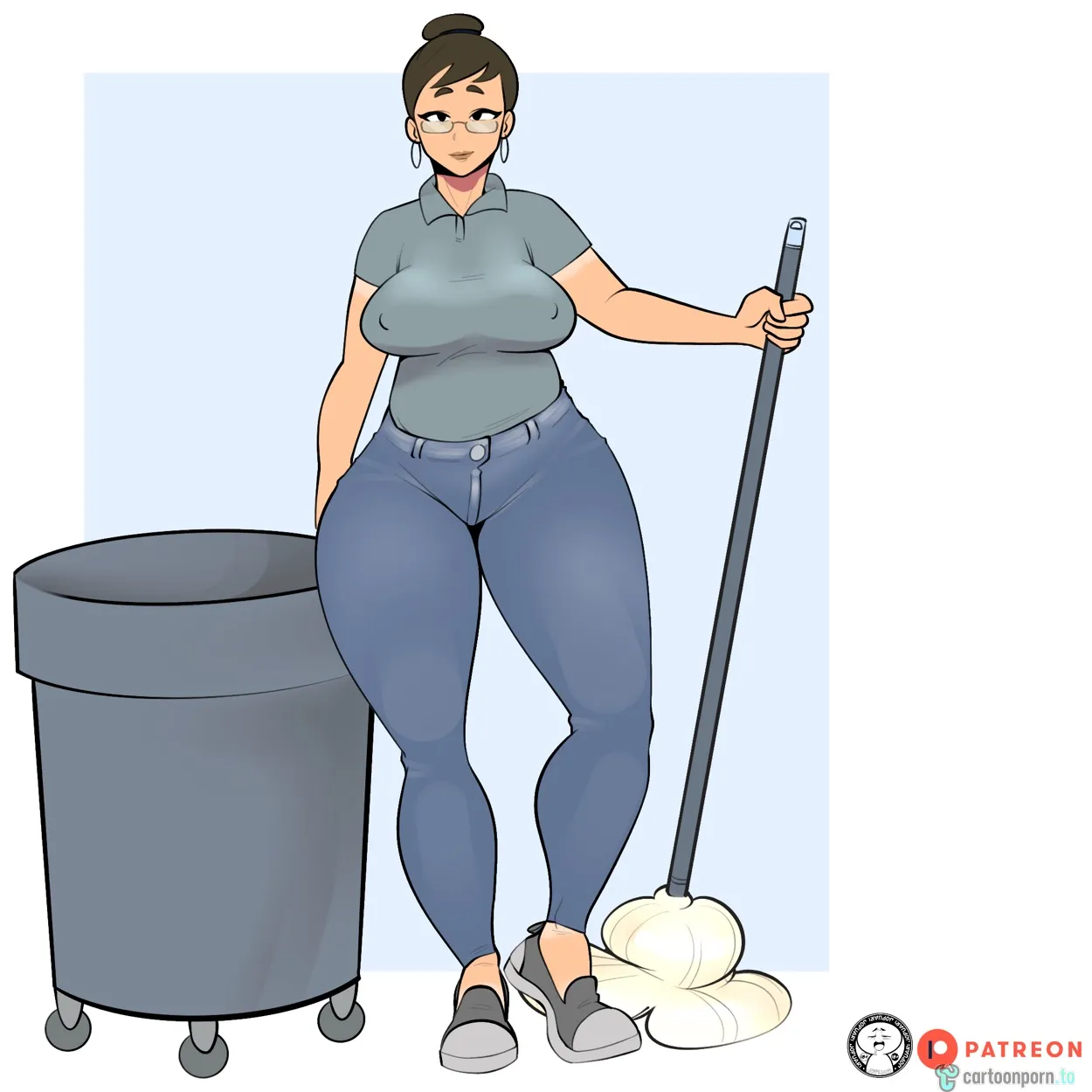 Jopuari Archive - Incest Porn Comic Collection [jopuari] Cleaning Lady – page 3