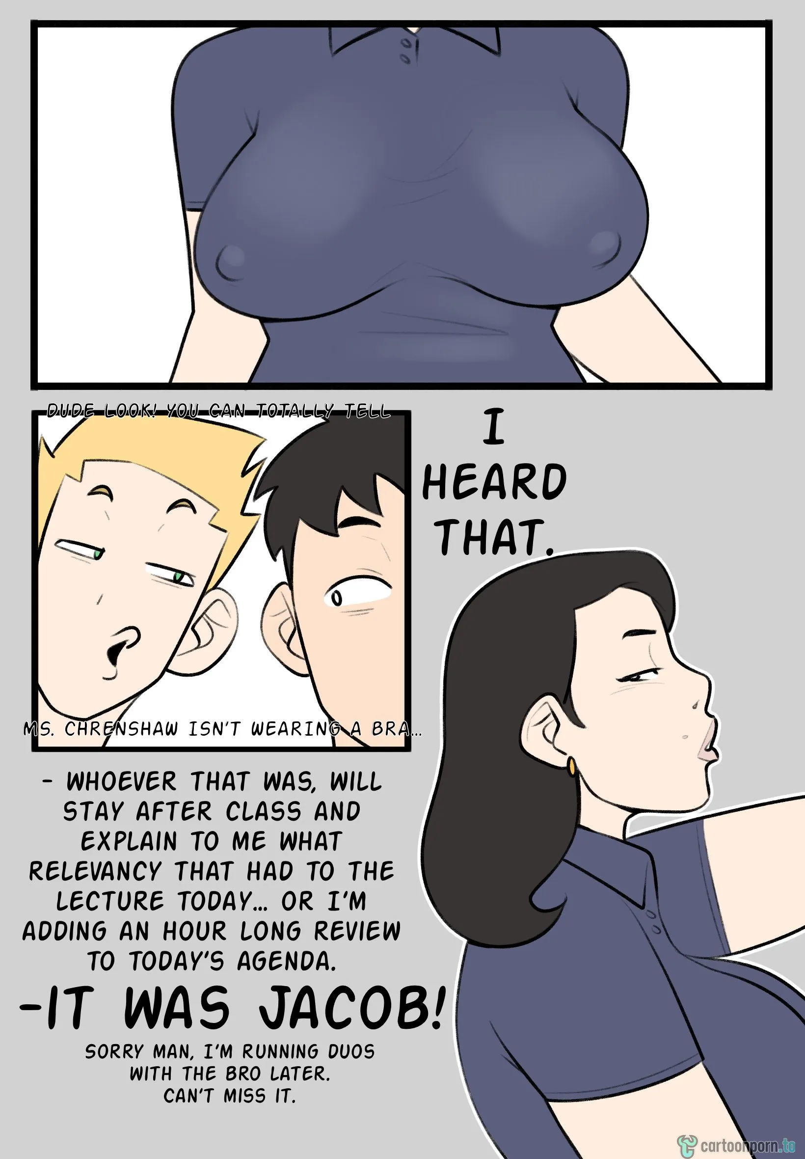 Jopuari Archive - Incest Porn Comic Collection [Jopuari] Lecture Distractions – page 1