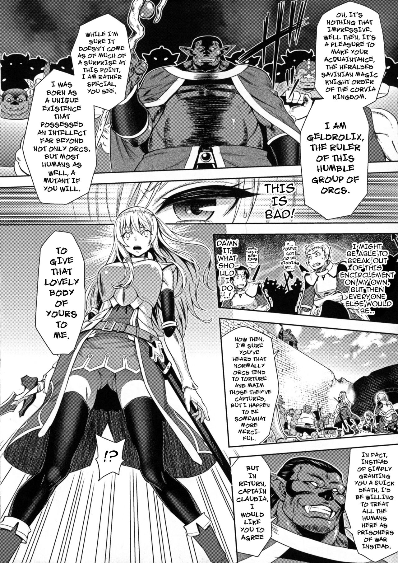 Erona – The Fall of a Beautiful Knight Cursed with the Lewd Mark of an Orc 1 . Erona - The Fall of a Beautiful Knight Cursed with the Lewd Mark of an Orc – page 9