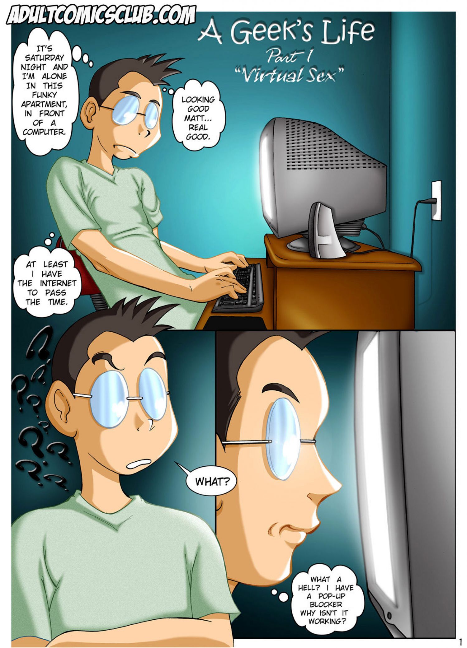 A Geek’s Life [Romulo Melkor Mancin] 1 . A Geek's Life – page 1