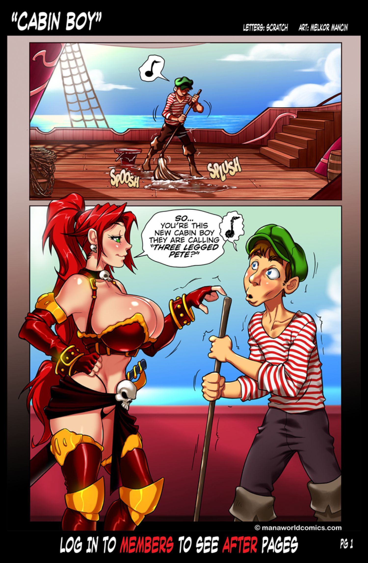 Cabin Boy [Romulo Melkor Mancin] 1 . Cabin Boy – page 1