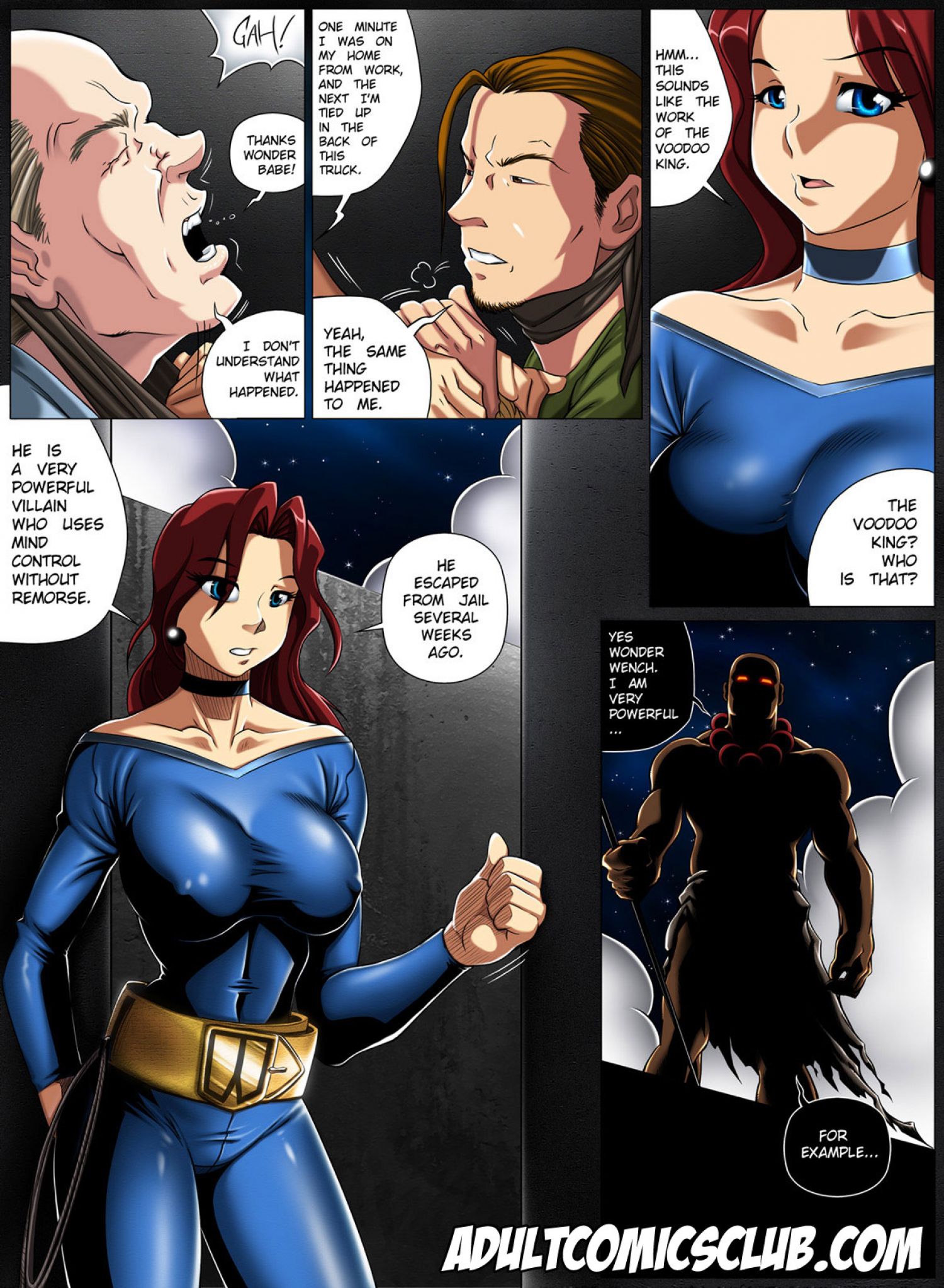 Wonderbabe VS VoodooKing 1 [Romulo Melkor Mancin] 1 . Wonderbabe VS VoodooKing 1 [Romulo Melkor Mancin] – page 3