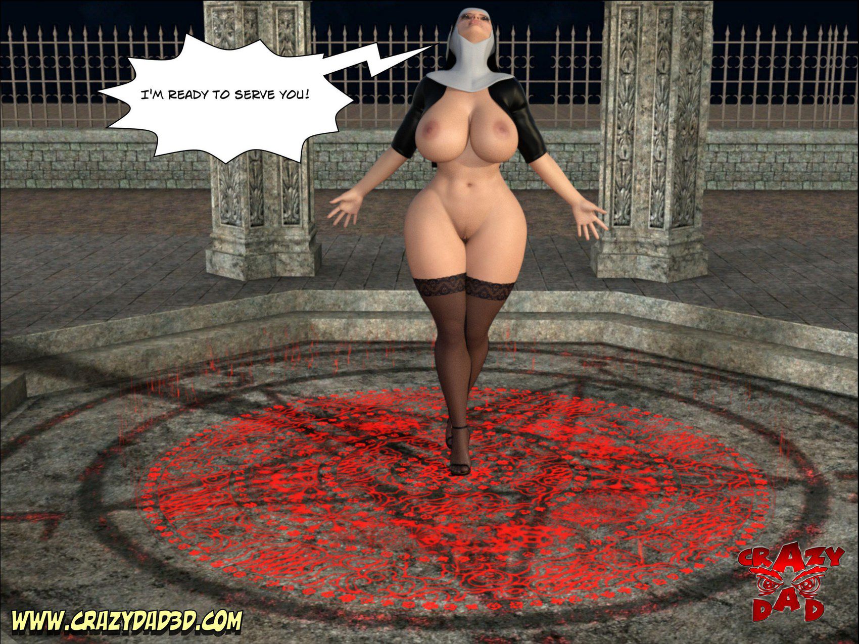 Evil Nun [CrazyDad3D] 1 . Evil Nun [CrazyDad3D] – page 13