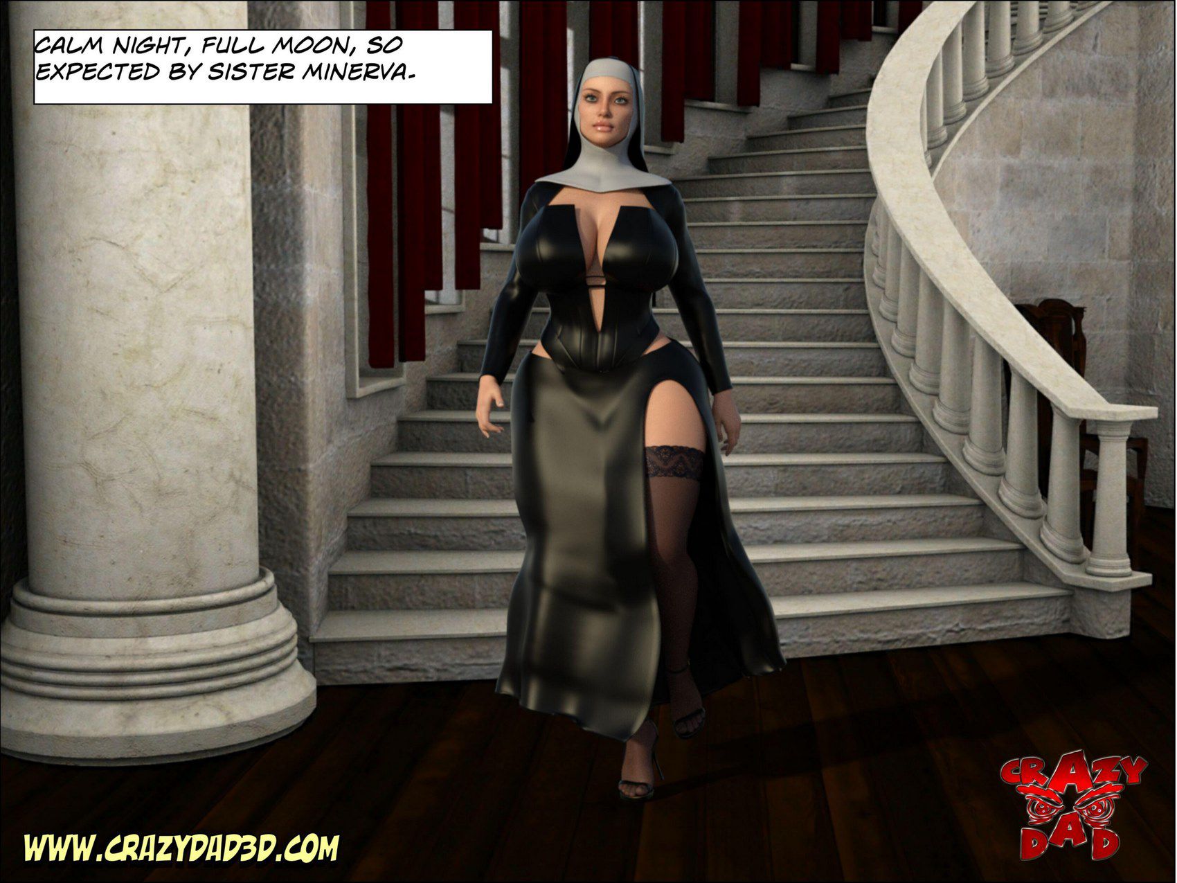 Evil Nun [CrazyDad3D] 1 . Evil Nun [CrazyDad3D] – page 3