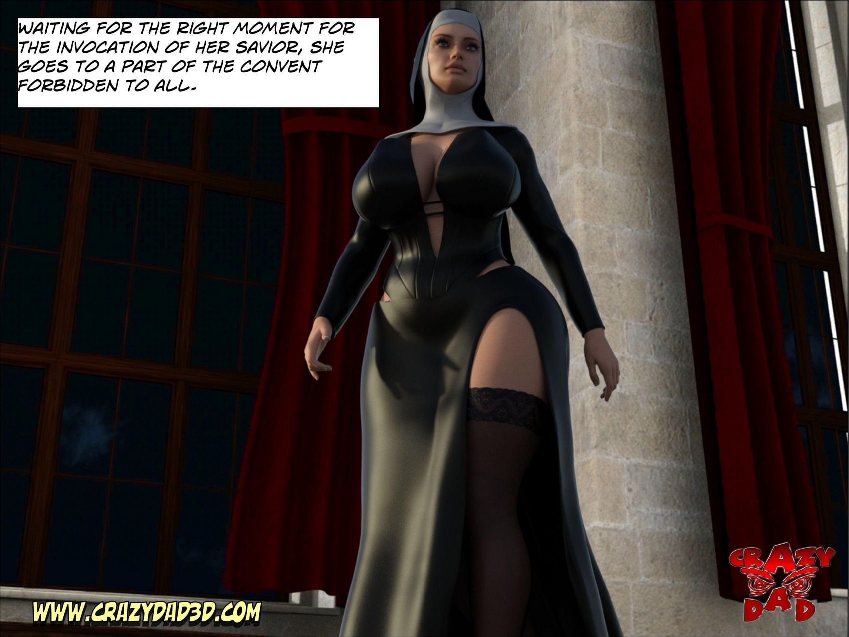 Evil Nun [CrazyDad3D] 1 . Evil Nun [CrazyDad3D] – page 4