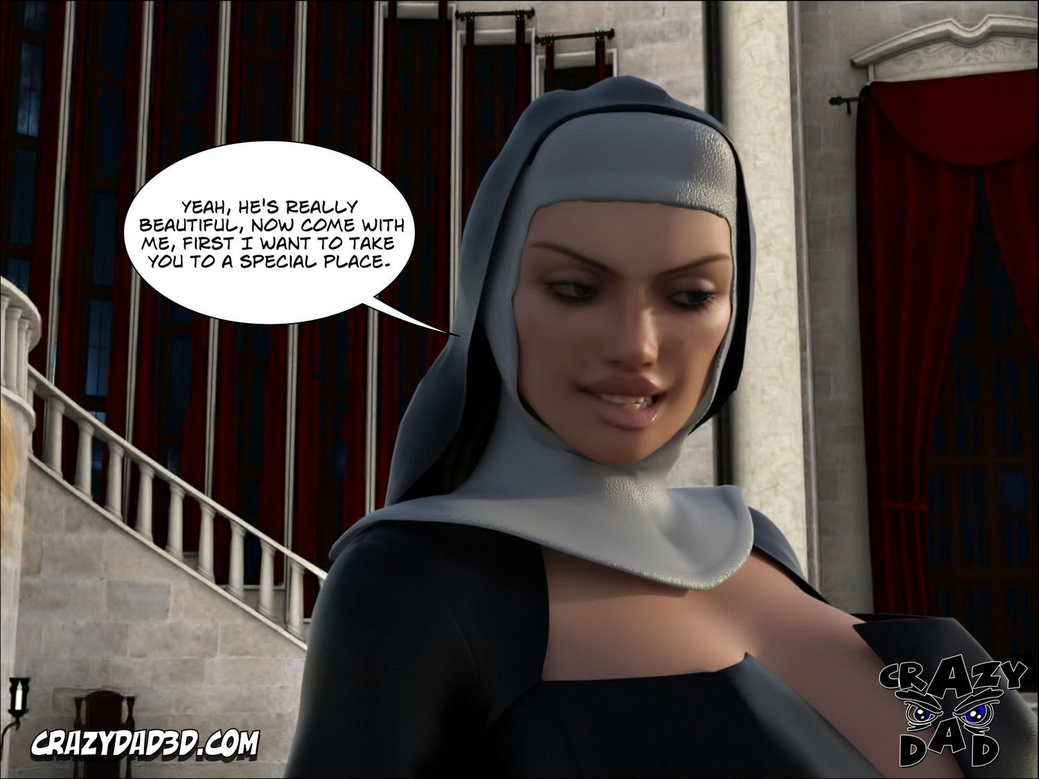 Evil Nun [CrazyDad3D] 2 . Evil Nun [CrazyDad3D] – page 12