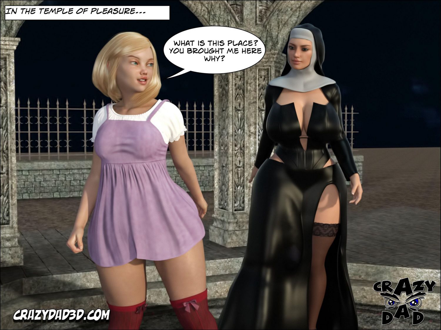 Evil Nun [CrazyDad3D] 2 . Evil Nun [CrazyDad3D] – page 13