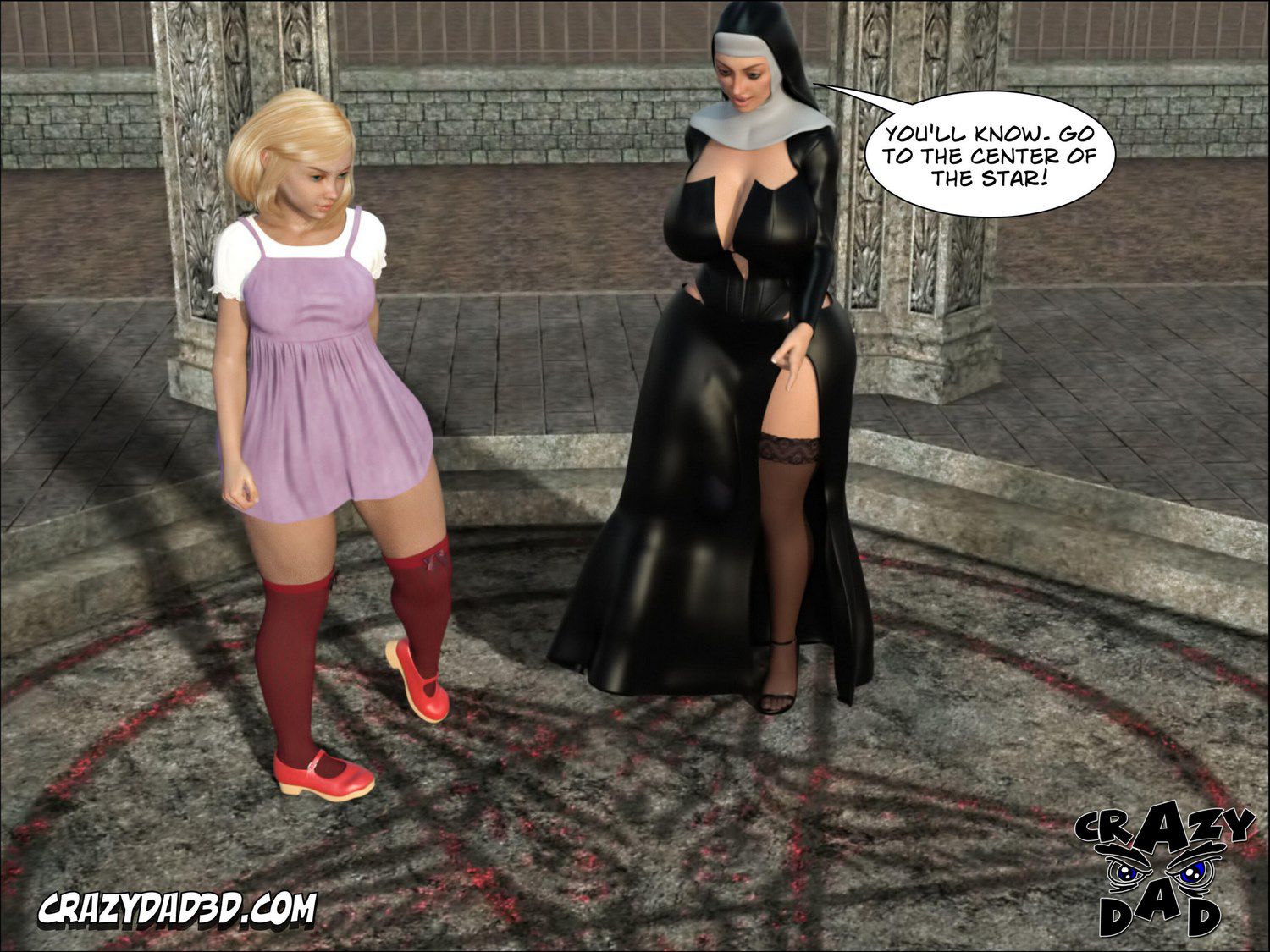 Evil Nun [CrazyDad3D] 2 . Evil Nun [CrazyDad3D] – page 14