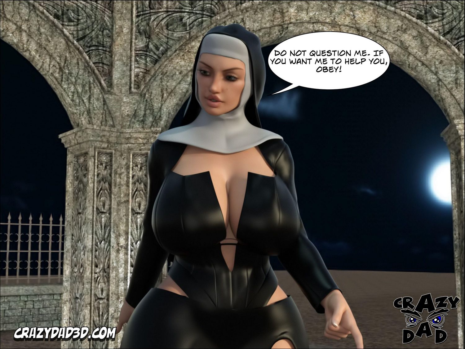 Evil Nun [CrazyDad3D] 2 . Evil Nun [CrazyDad3D] – page 16