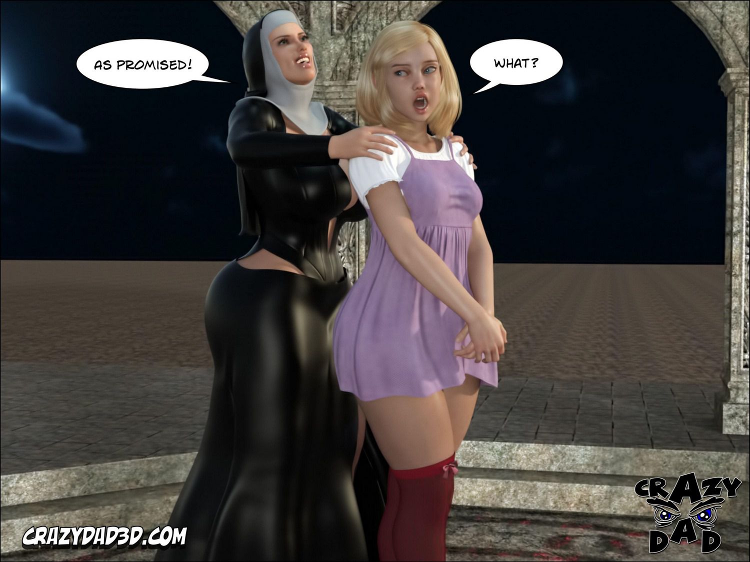 Evil Nun [CrazyDad3D] 2 . Evil Nun [CrazyDad3D] – page 20