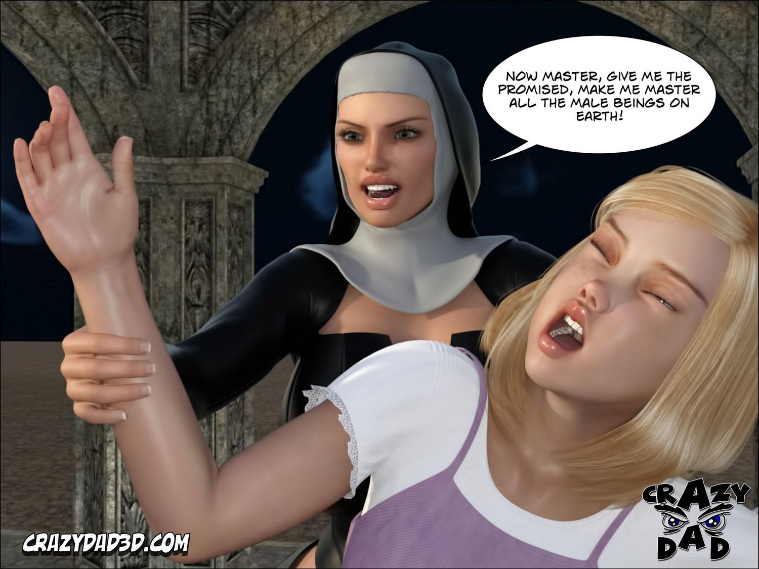 Evil Nun [CrazyDad3D] 2 . Evil Nun [CrazyDad3D] – page 26