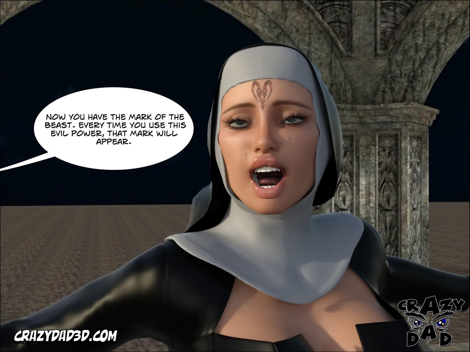 Evil Nun [CrazyDad3D] 2 . Evil Nun [CrazyDad3D] – page 29