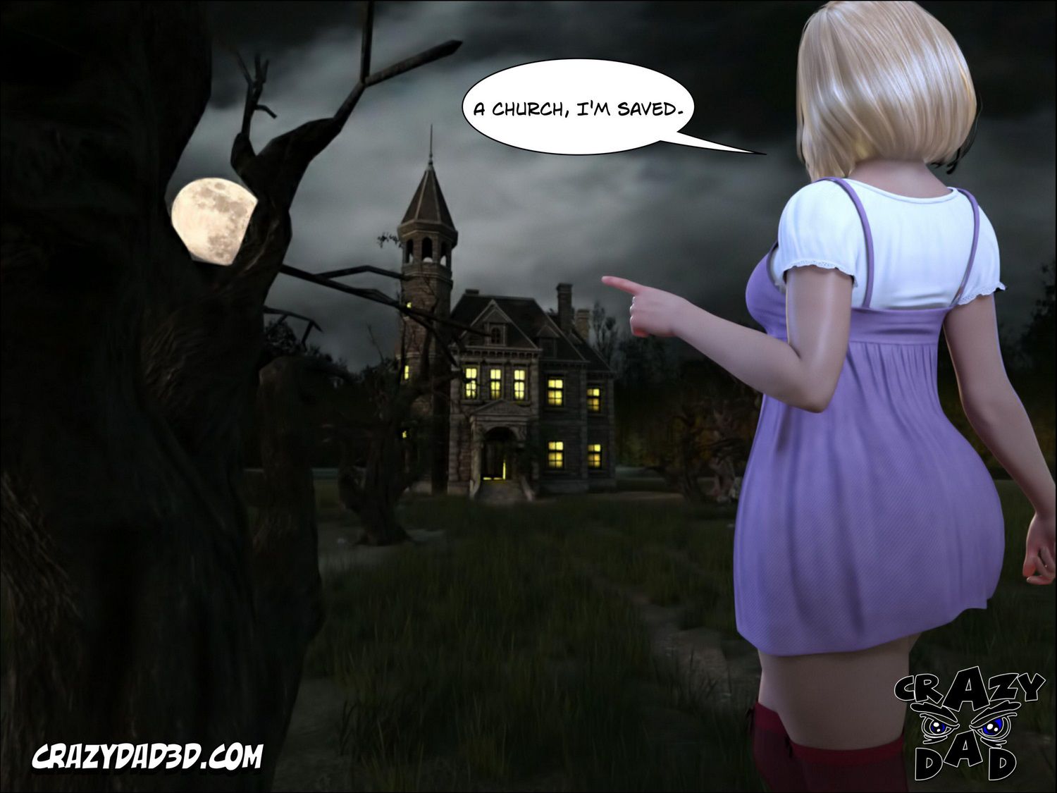 Evil Nun [CrazyDad3D] 2 . Evil Nun [CrazyDad3D] – page 3