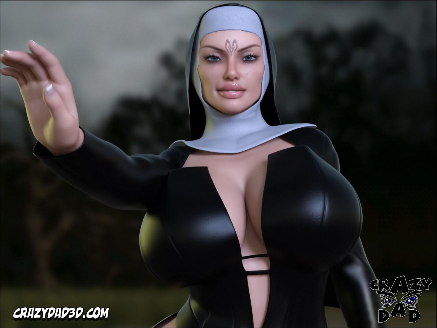 Evil Nun [CrazyDad3D] 2 . Evil Nun [CrazyDad3D] – page 37