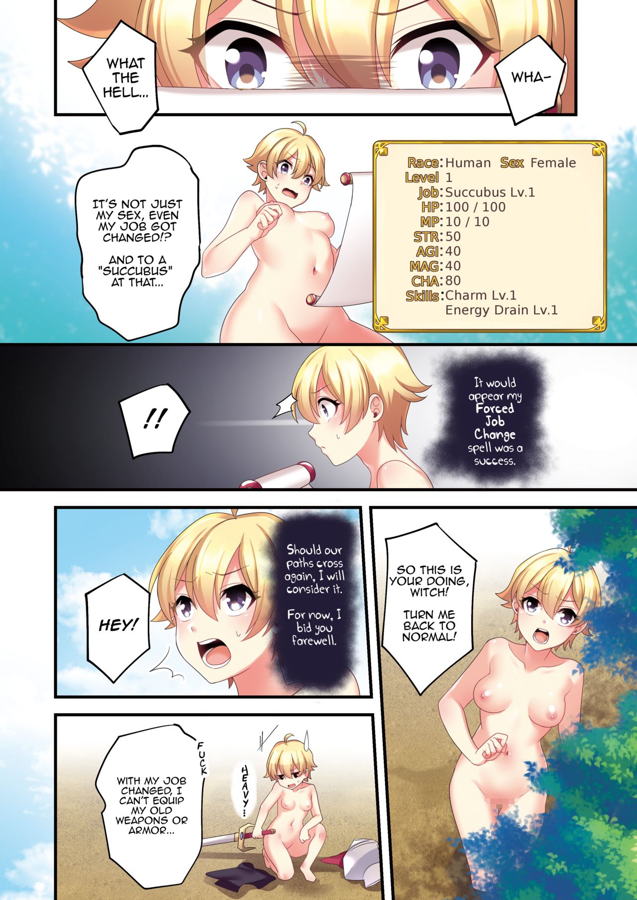 I Was Forcibly Changed Into A Succubus [Meito] 1 . I Was Forcibly Changed Into A Succubus - [Meito] – page 4