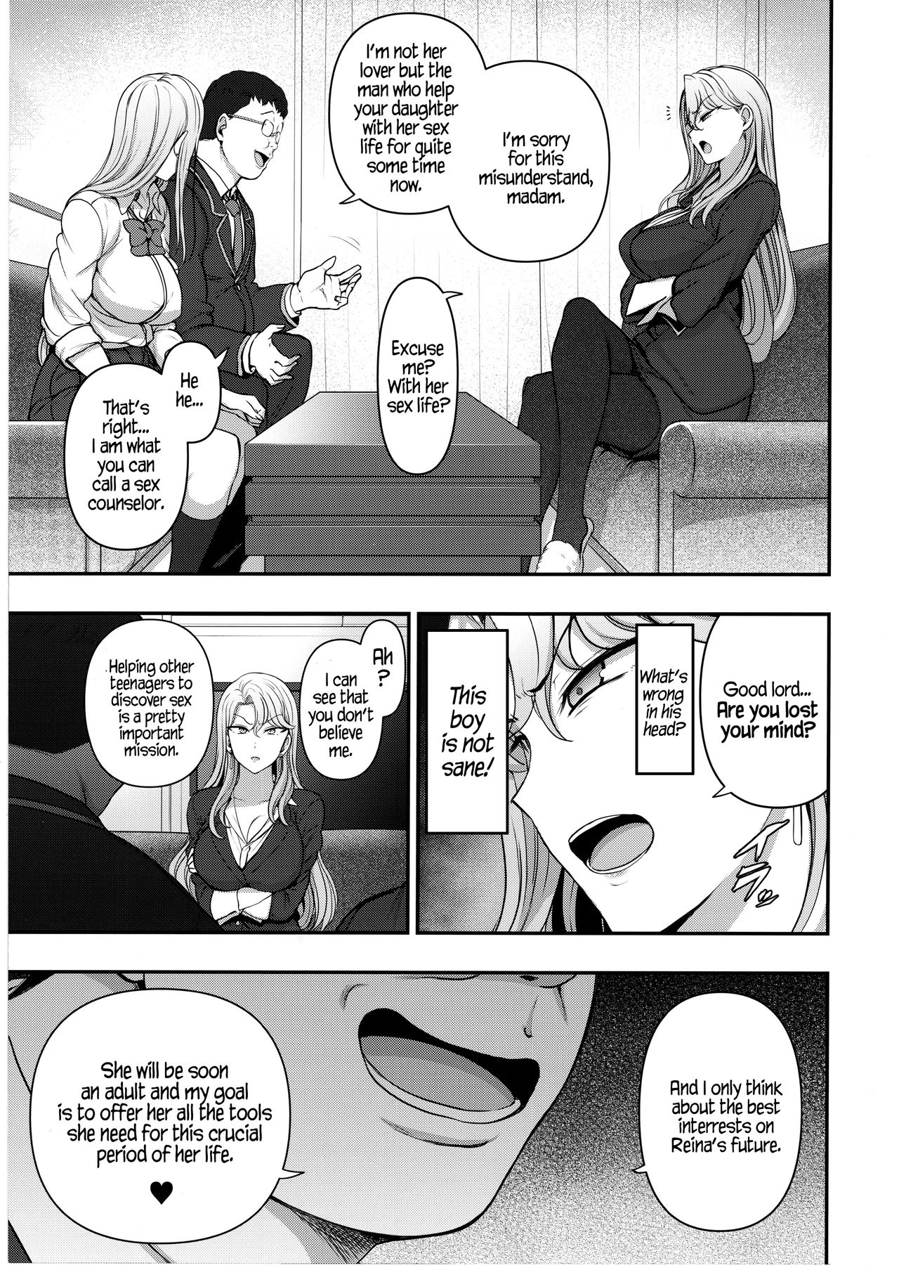 Hypnosis Sex Guidance! [Aiue Oka] 5 . Hypnosis Sex Guidance! - Kurashiki Reika No Baai [Aiue Oka] – page 4