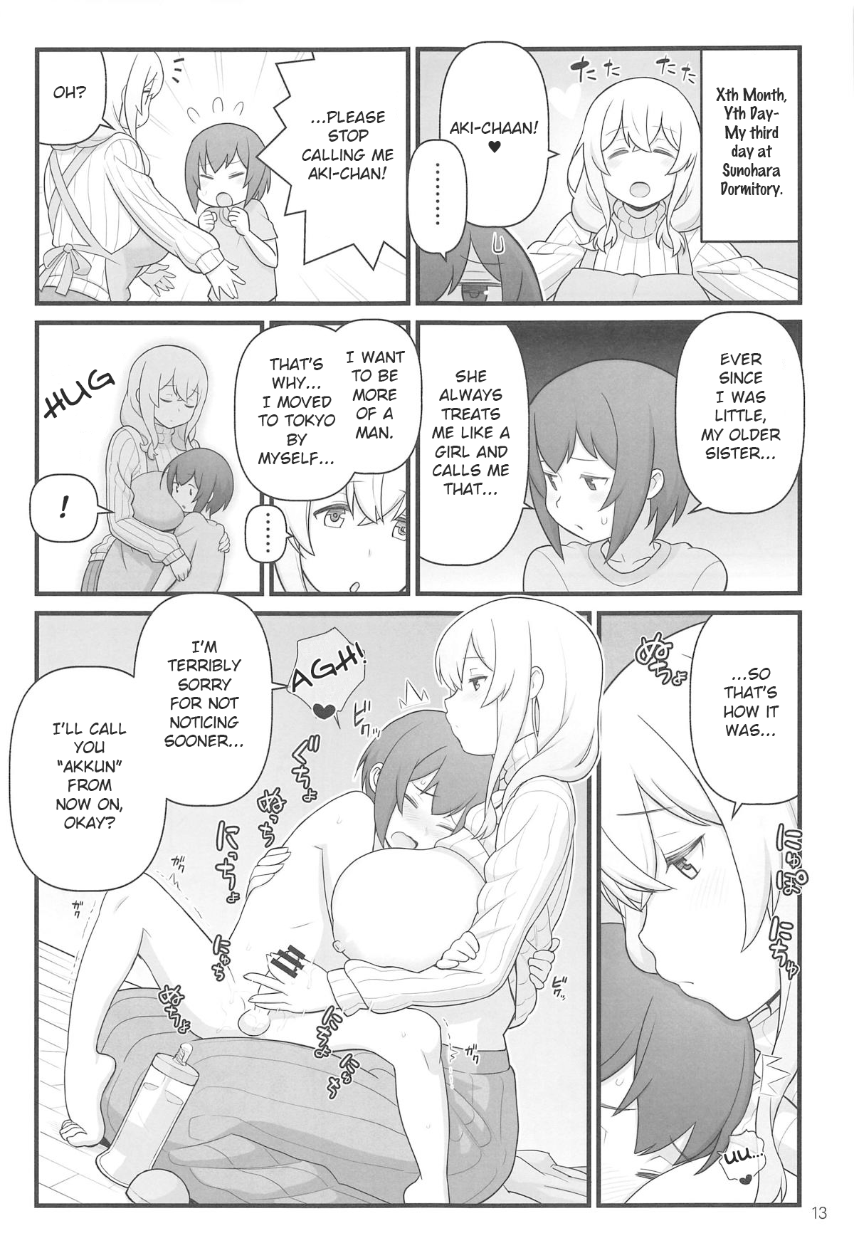 Akkun’s Diary (Sunohara-sou no Kanrinin-san) [Kakuzatou] 1 . Akkun's Diary - Chapter 1 (Sunohara-sou no Kanrinin-san) [Kakuzatou] – page 13