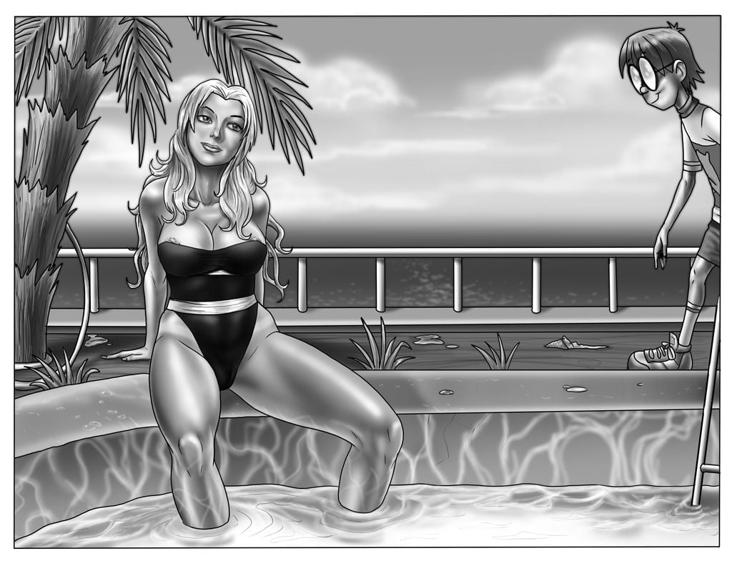 MILFToon Beach [MILFToon] 5 . Lifeguard - MILFToon Beach [MILFToon] – page 1