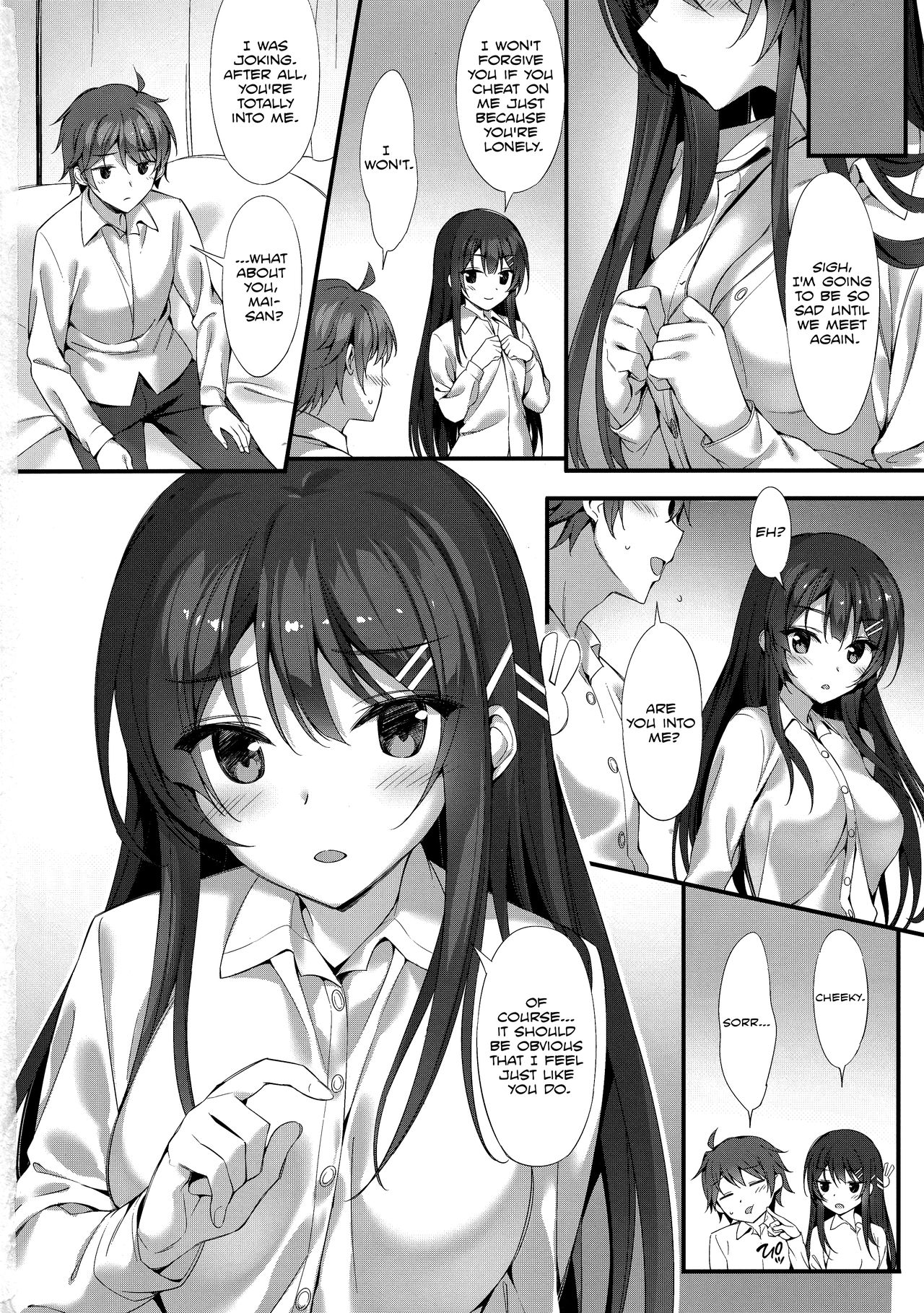 I Want to Flirt With Mai-senpai (Rascal Does Not Dream of Bunny Girl Senpai) [Oryou] 1. I Want to Flirt With Mai-senpai - Chapter 1 (Rascal Does Not Dream of Bunny Girl Senpai) [Oryou] – page 22