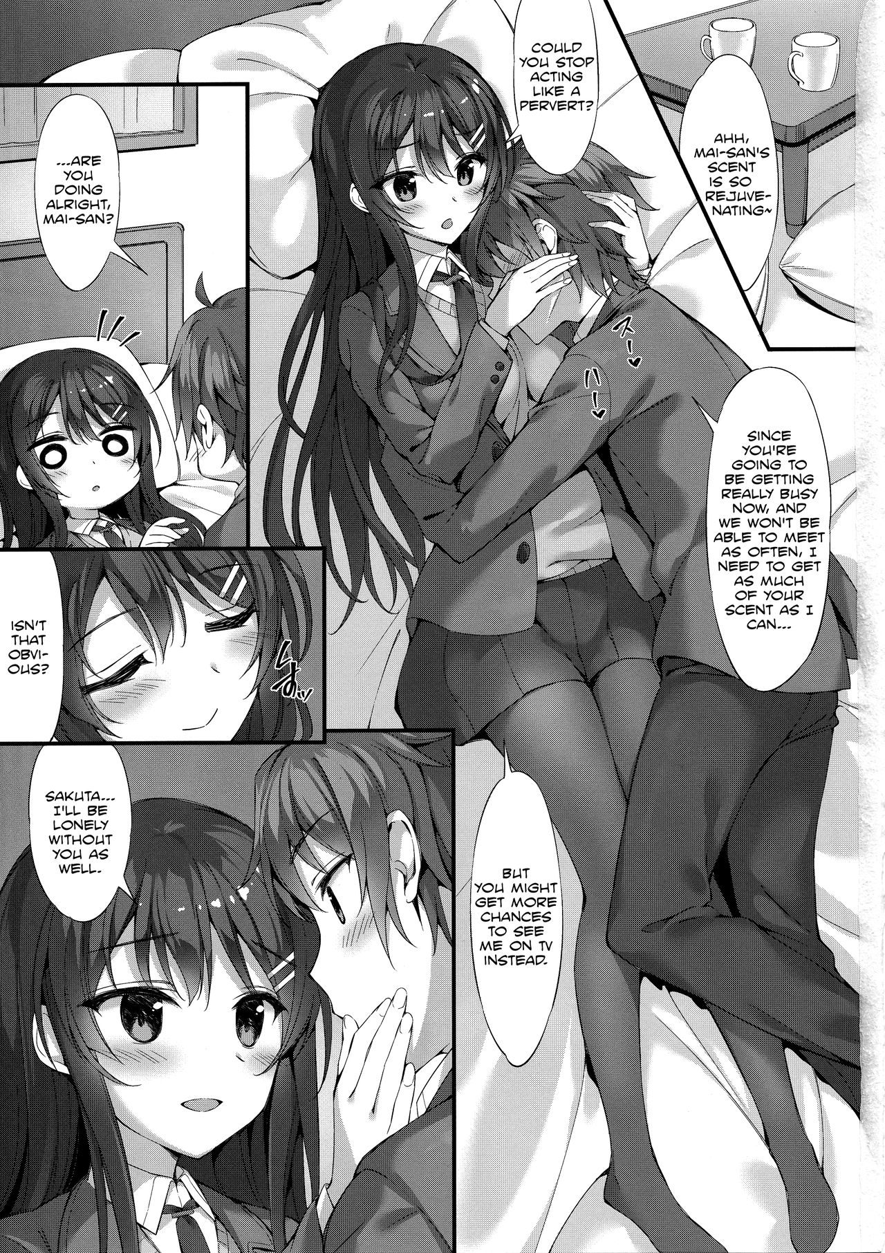 I Want to Flirt With Mai-senpai (Rascal Does Not Dream of Bunny Girl Senpai) [Oryou] 1. I Want to Flirt With Mai-senpai - Chapter 1 (Rascal Does Not Dream of Bunny Girl Senpai) [Oryou] – page 4