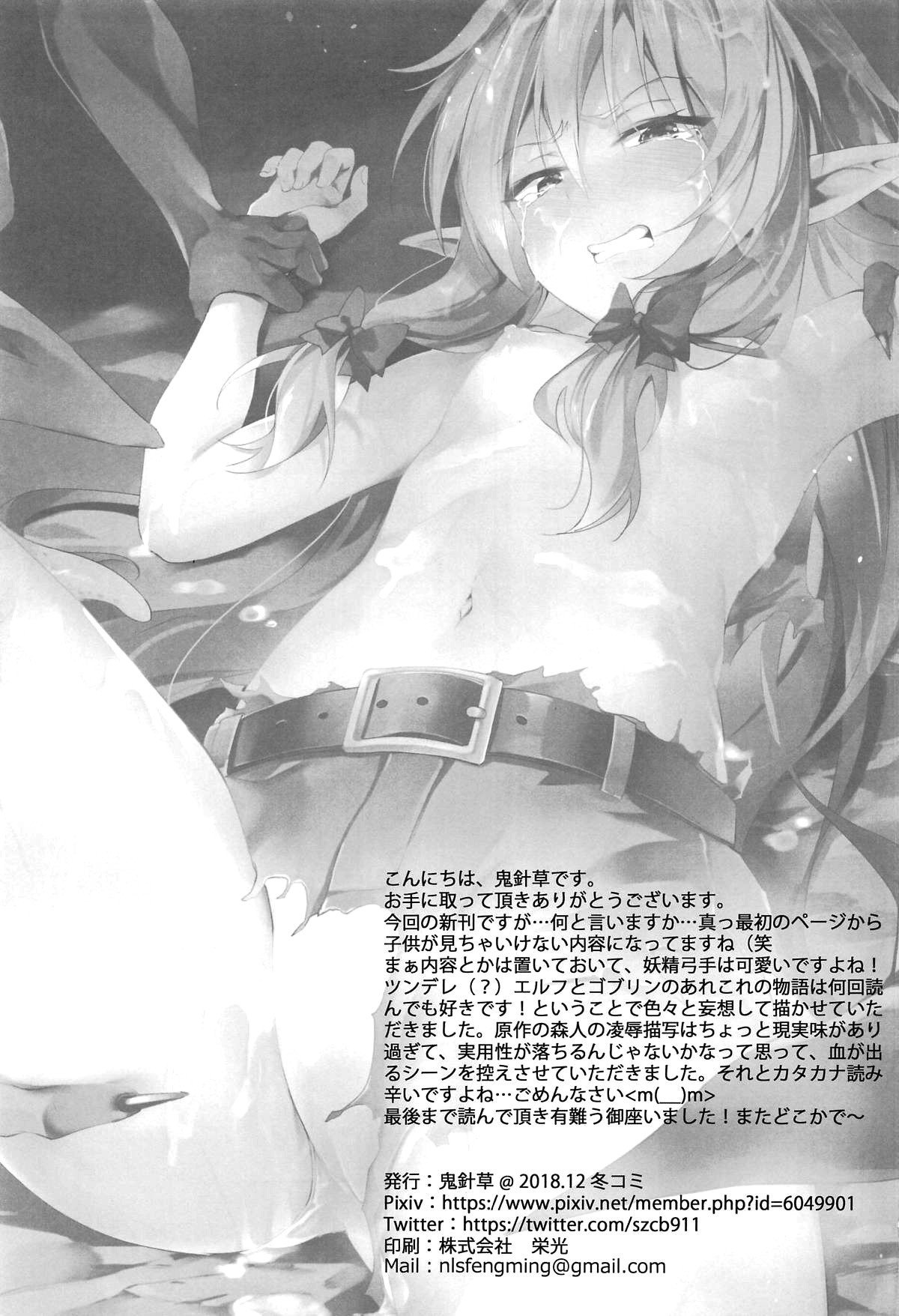 Moshi Onna Seirei ga Goblin ni Tsukamattara… (Goblin Slayer) [Chen Bin] 1 . Moshi Onna Seirei ga Goblin ni Tsukamattara...  - (Goblin Slayer) [Chen Bin] – page 24
