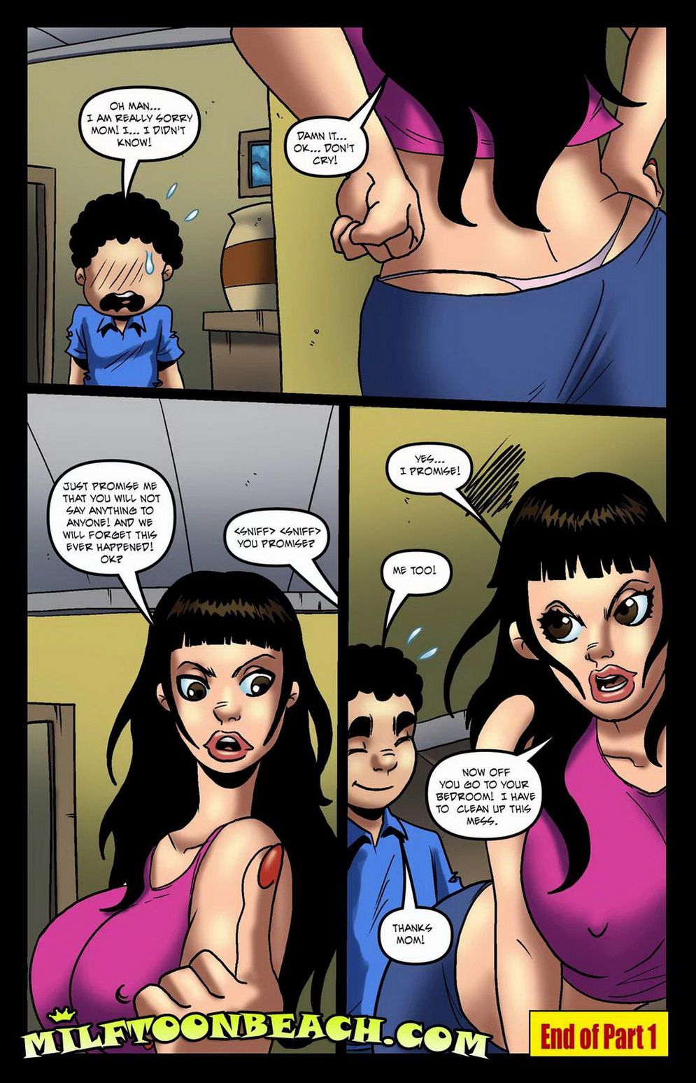 Night With Mom [MILFToon] 1 . Night With Mom - Chapter 1 [MILFToon] – page 13