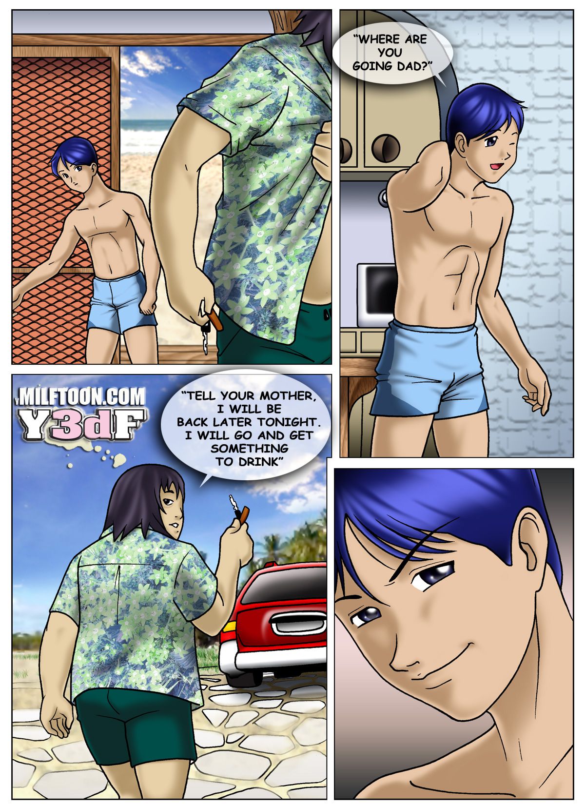 Beach Adventure [MILFToon] 1 . Beach Adventure  - Chapter 1 [MILFToon] – page 3