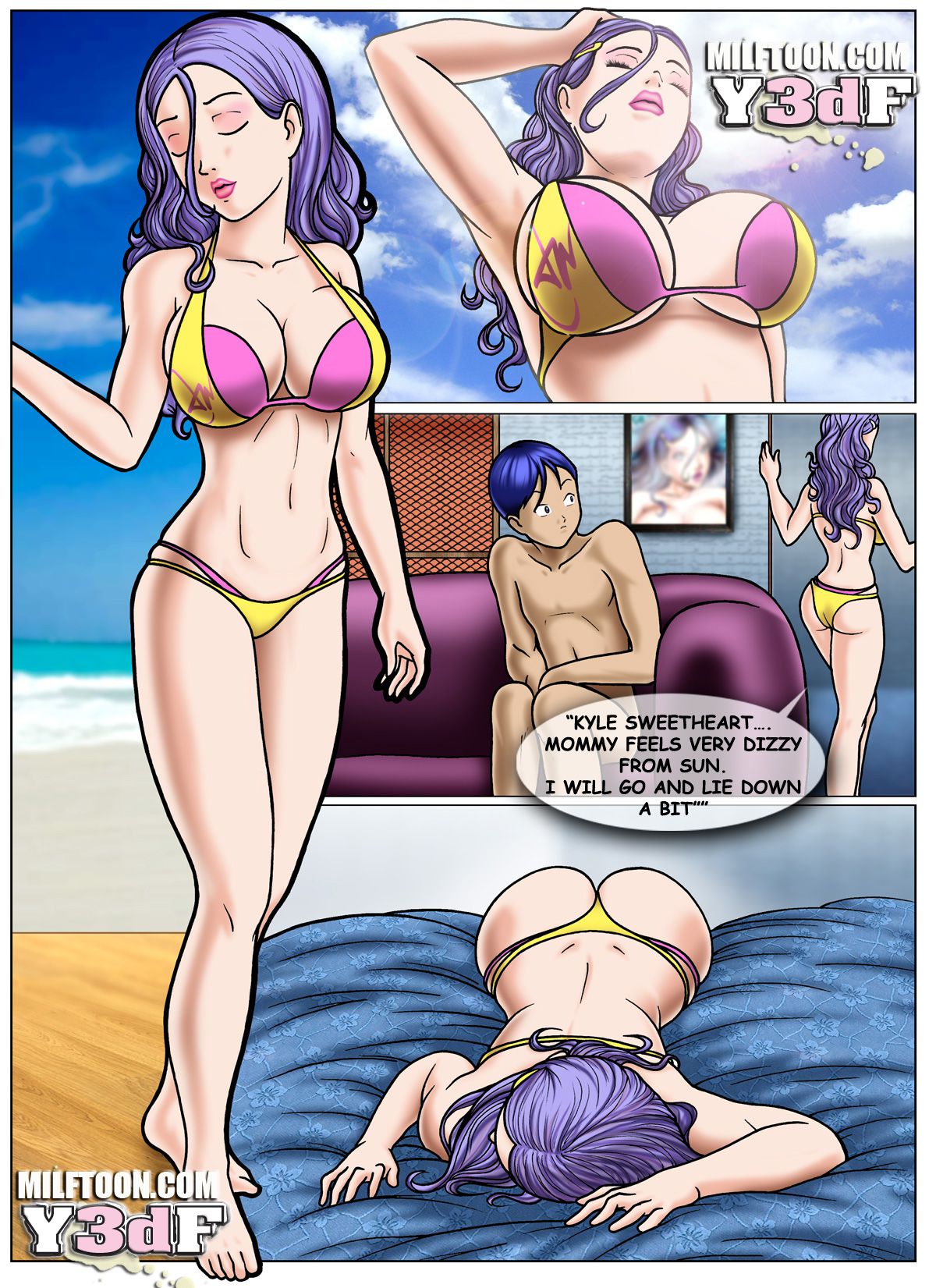 Beach Adventure [MILFToon] 1 . Beach Adventure  - Chapter 1 [MILFToon] – page 7