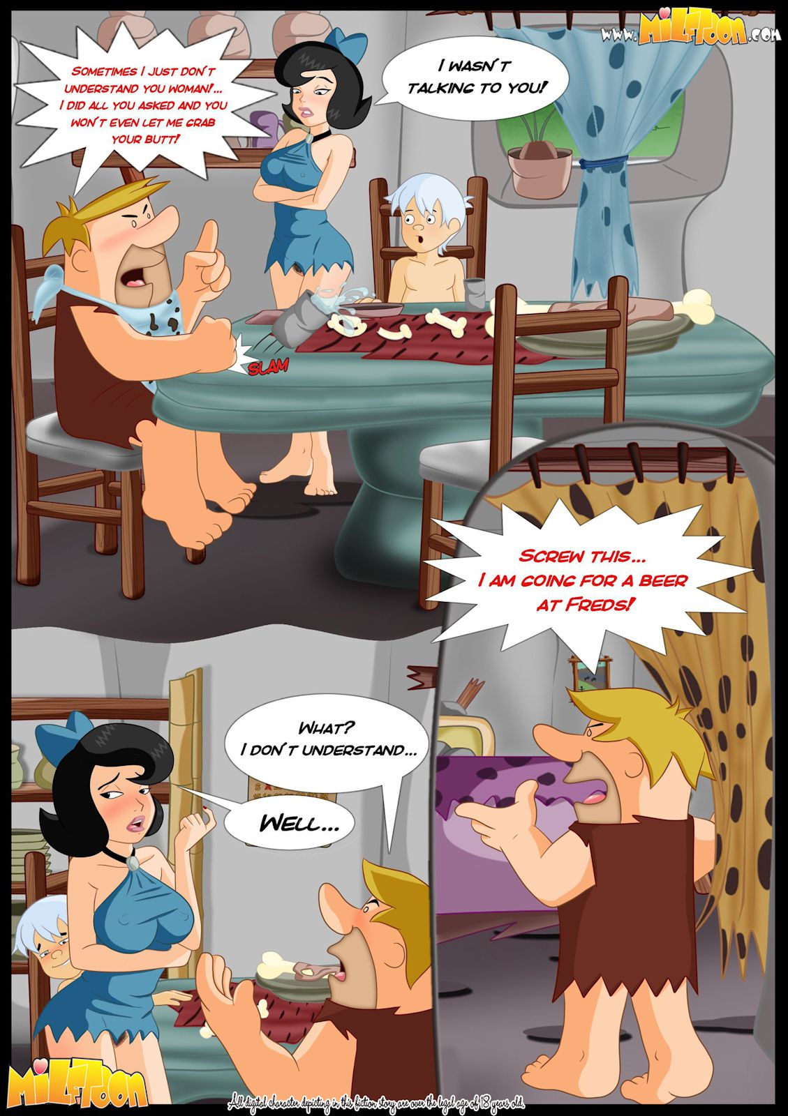 Bed Rocks (The Flintstones) [MILFToon] 2 . Bed Rocks  - Chapter 2 (The Flintstones) [MILFToon] – page 9