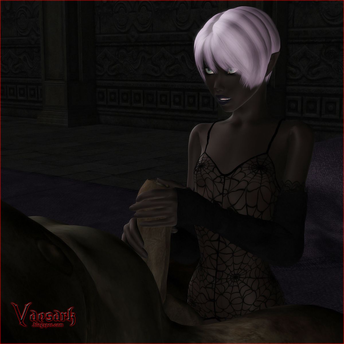 CG [Vaesark] 12 . CG - Chapter 12 - Young Drow Lust [Vaesark] – page 13