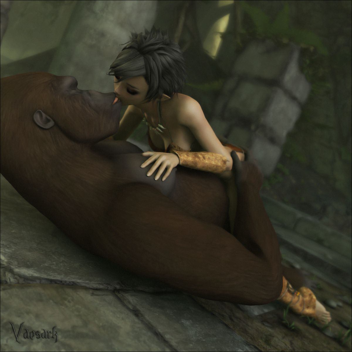 CG [Vaesark] 55 . CG - Chapter 55 - Jungle Girl [Vaesark] – page 9