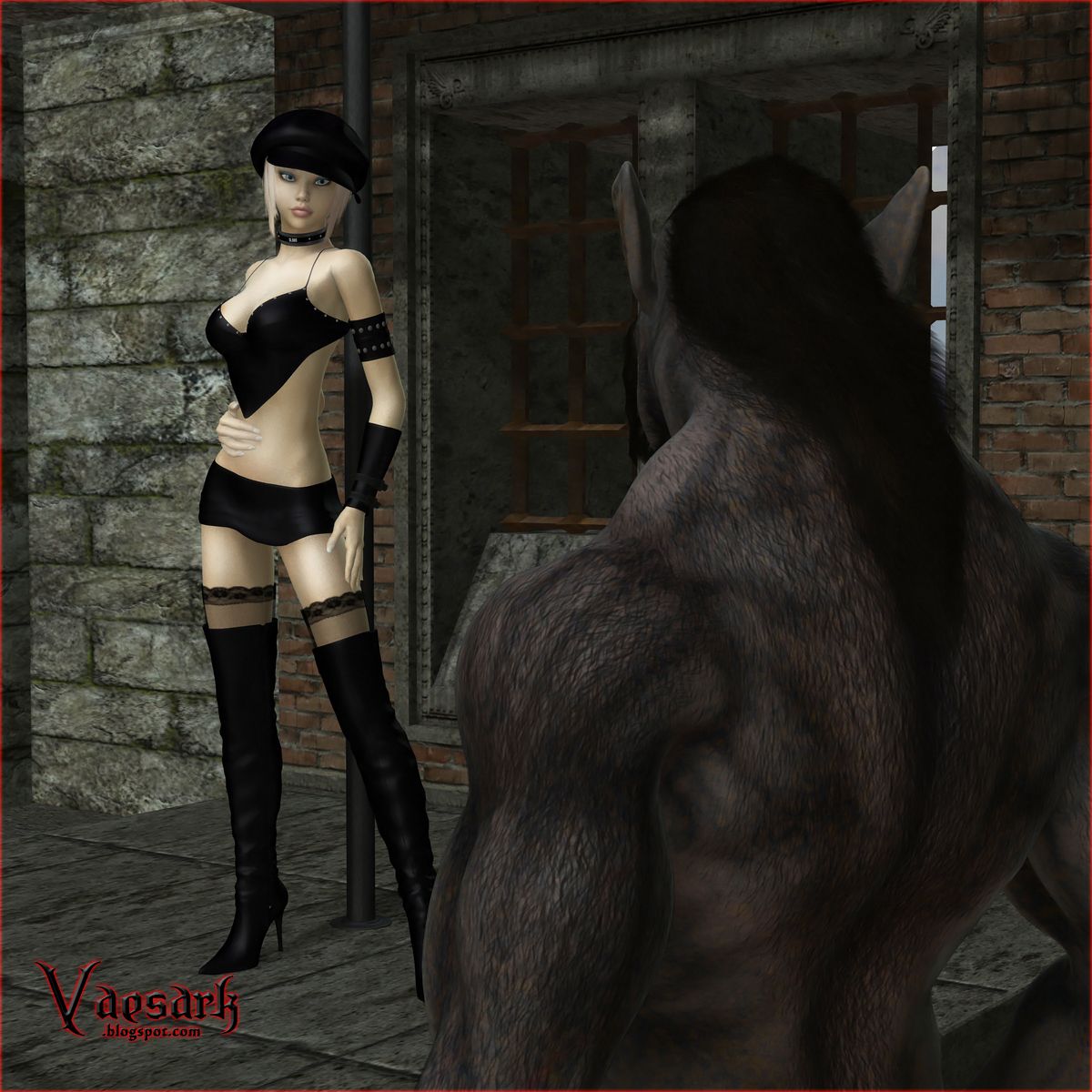CG [Vaesark] 23 . CG - Chapter 23 - Sarah And The Werewolf [Vaesark] – page 1