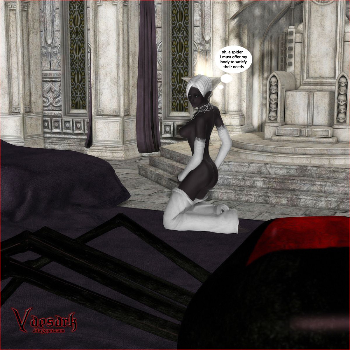 CG [Vaesark] 7 . CG - Chapter 7 - The Lustful Drow [Vaesark] – page 19