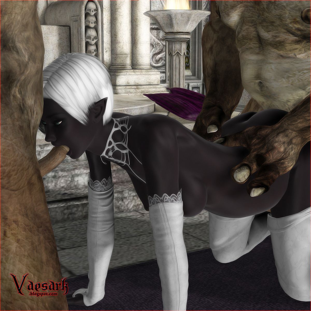 CG [Vaesark] 7 . CG - Chapter 7 - The Lustful Drow [Vaesark] – page 22