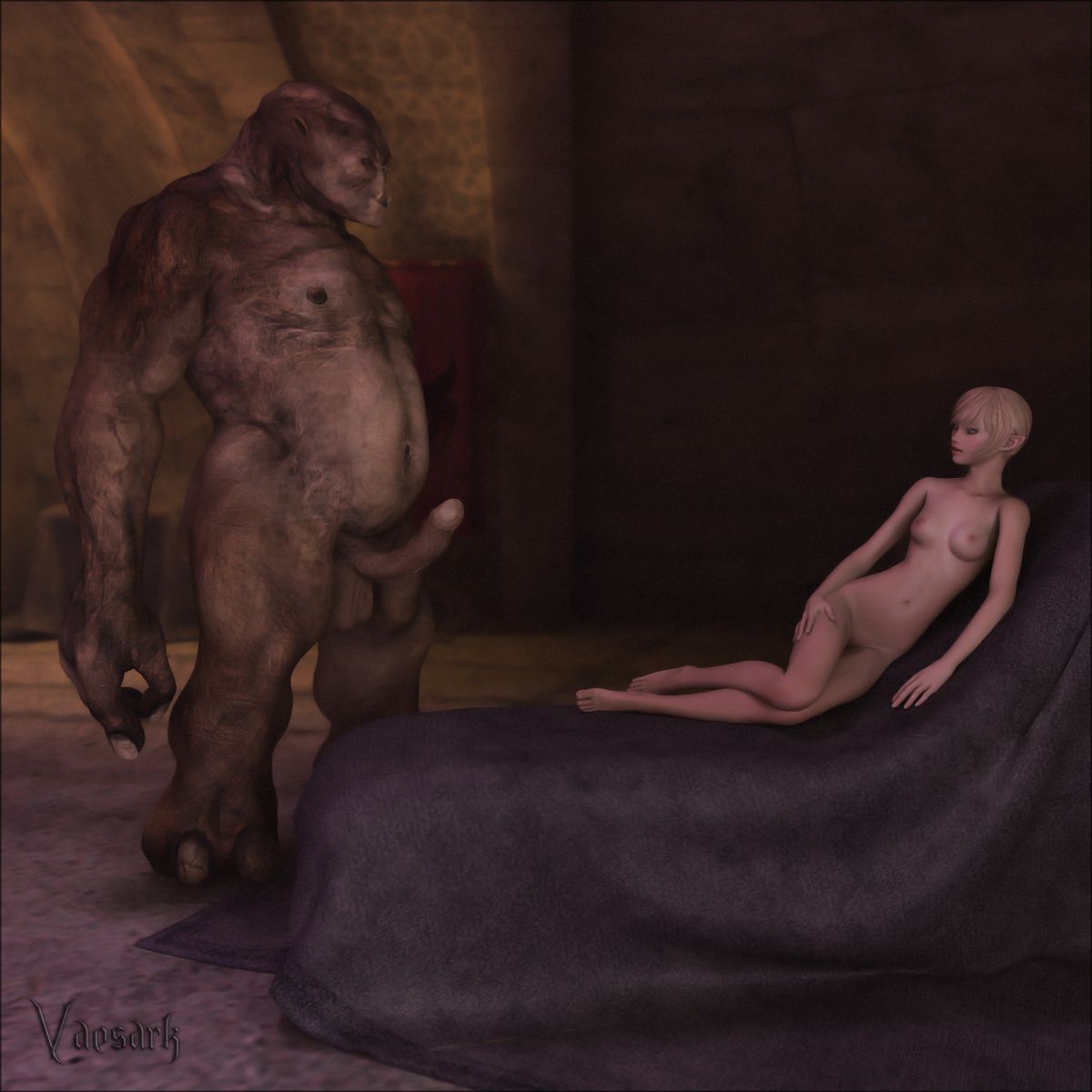 CG [Vaesark] 48 . CG - Chapter 48 - Nala And The Troll [Vaesark] – page 1
