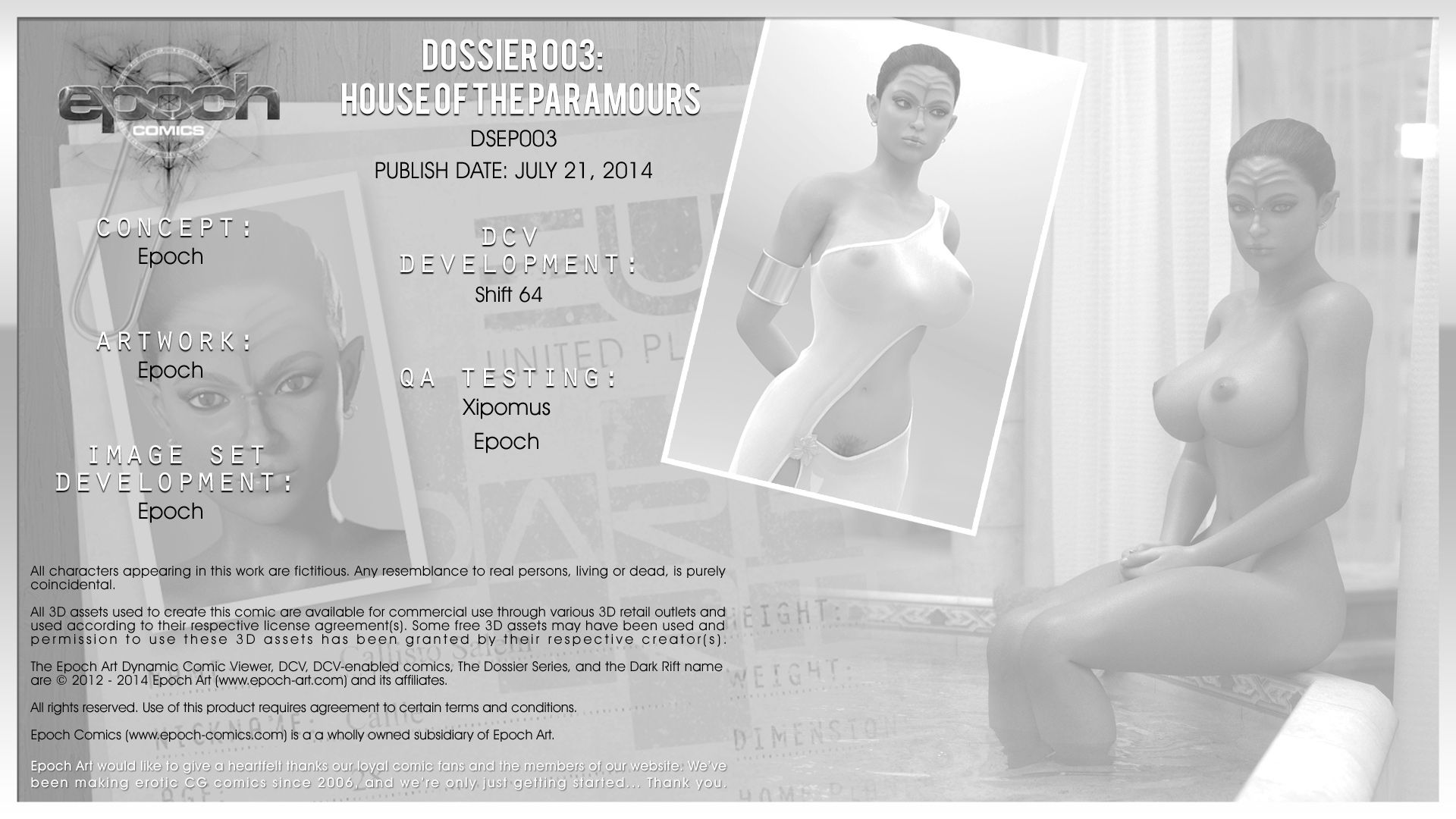 The Dossier [Epoch] 3 . The Dossier - Chapter 3 - House Of The Paramours [Epoch] – page 53