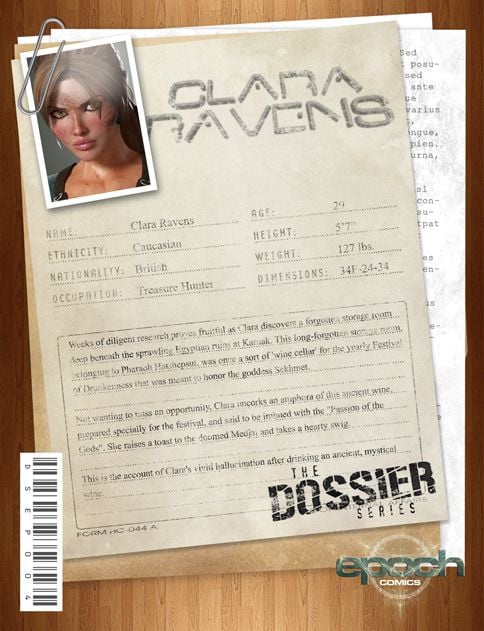 The Dossier [Epoch] 4 . The Dossier - Chapter 4 - The Medjai Mistake [Epoch] – page 1