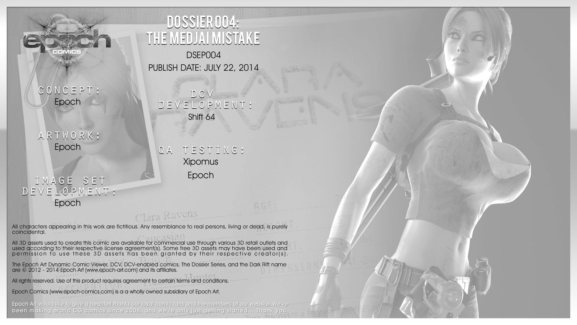 The Dossier [Epoch] 4 . The Dossier - Chapter 4 - The Medjai Mistake [Epoch] – page 59