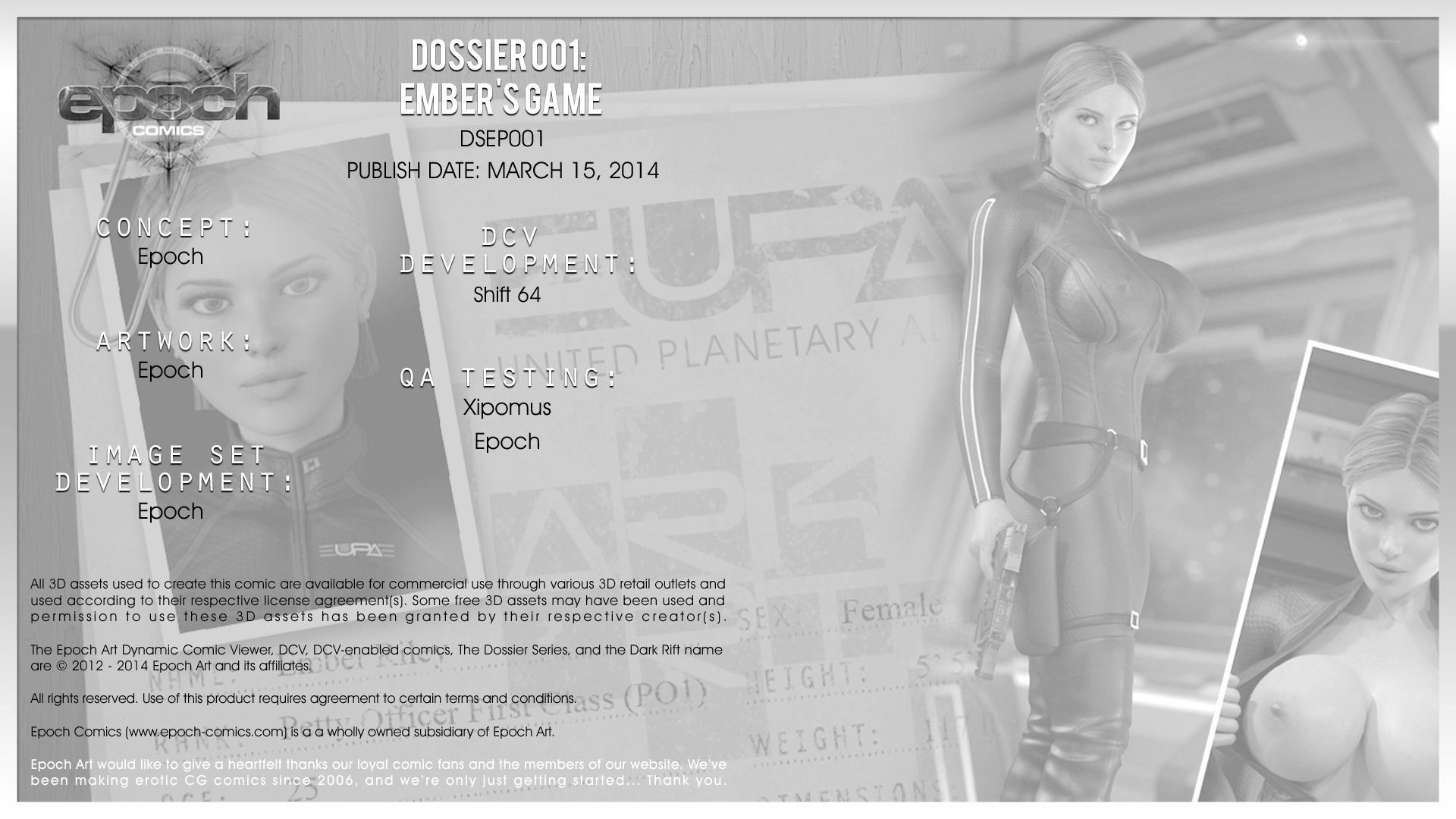 The Dossier [Epoch] 1 . The Dossier - Chapter 1 - Ember's Game [Epoch] – page 55