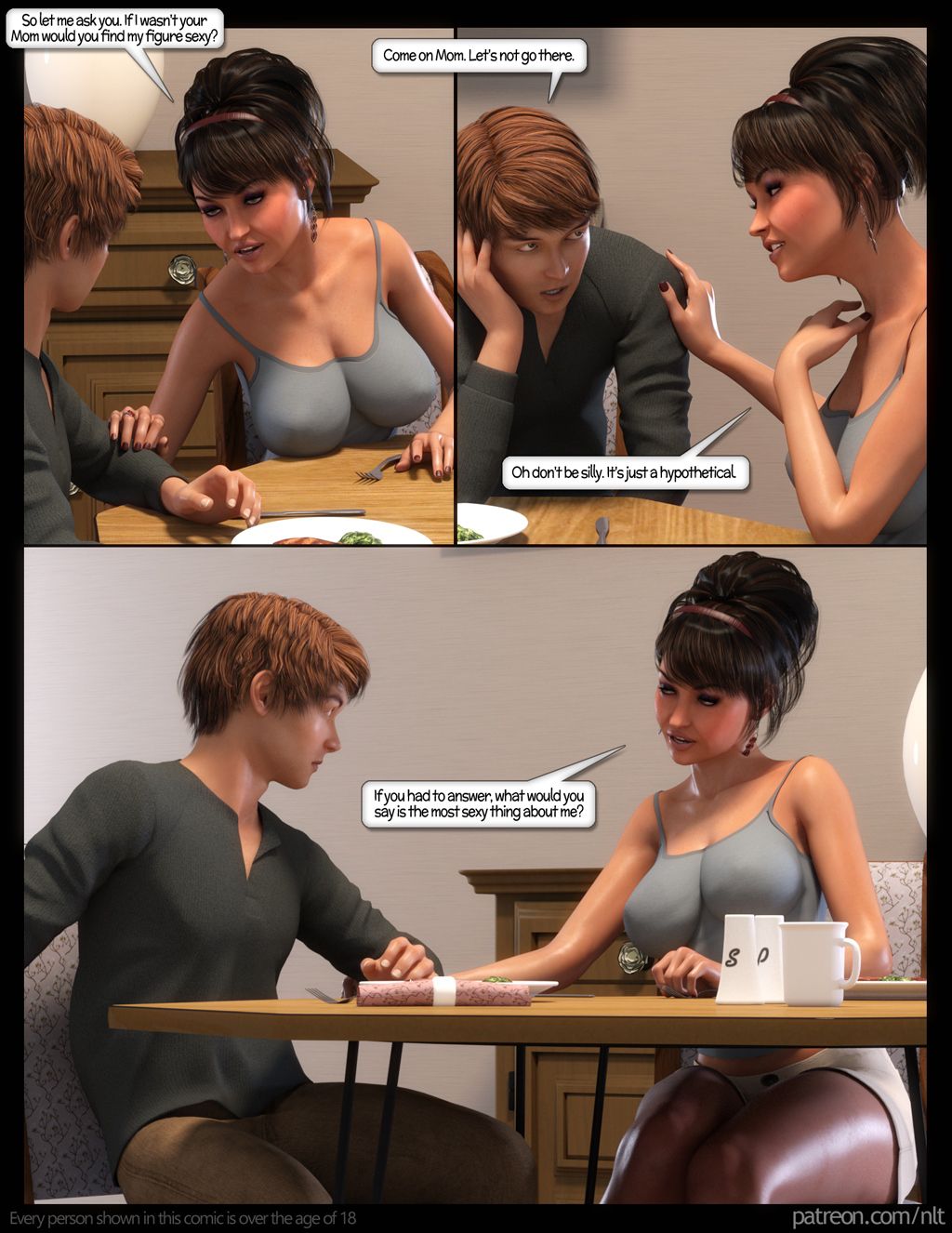 Is My Mom Hot? [NLT Media] 1 . Is My Mom Hot?  - Chapter 1 [NLT Media] – page 10