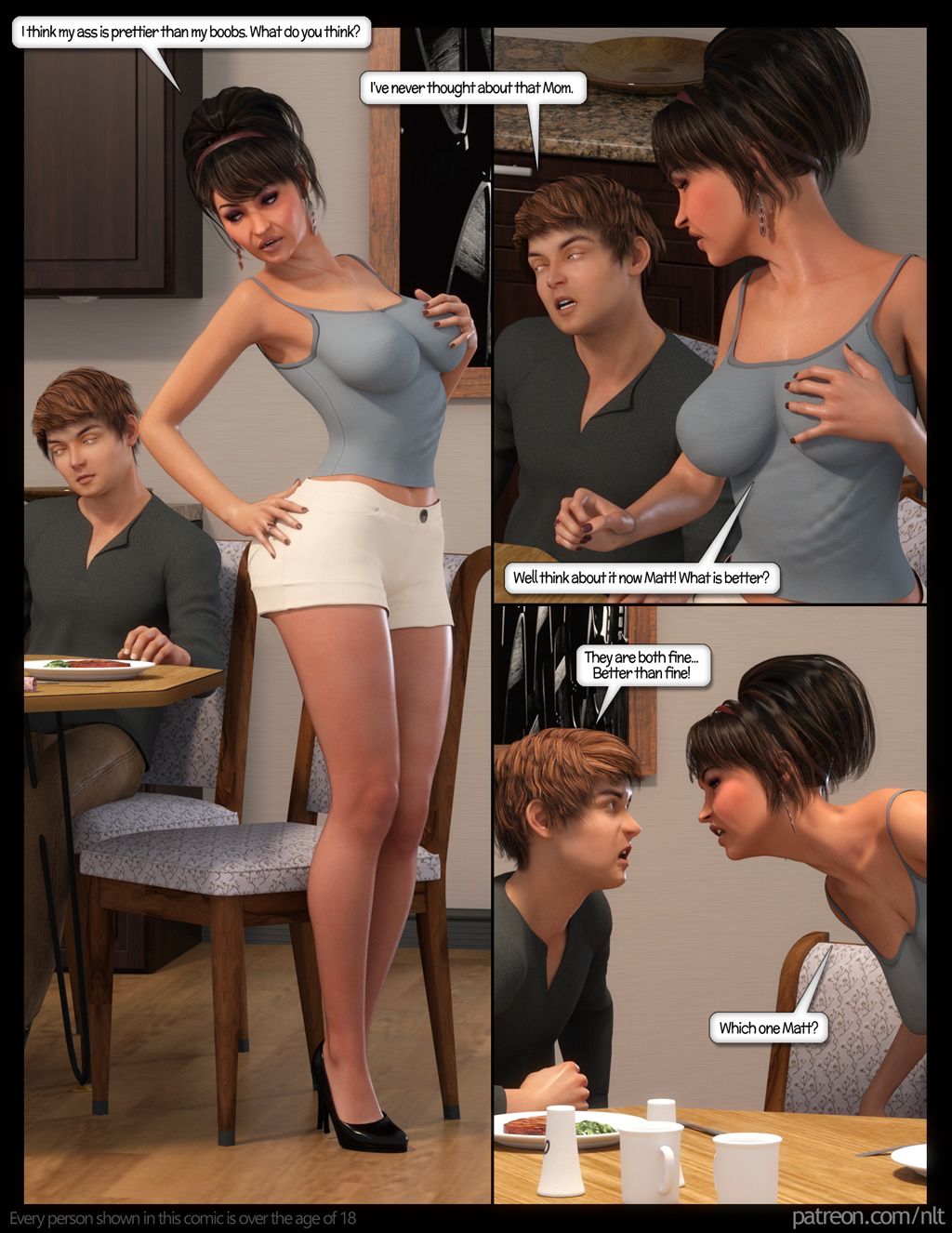 Is My Mom Hot? [NLT Media] 1 . Is My Mom Hot?  - Chapter 1 [NLT Media] – page 12