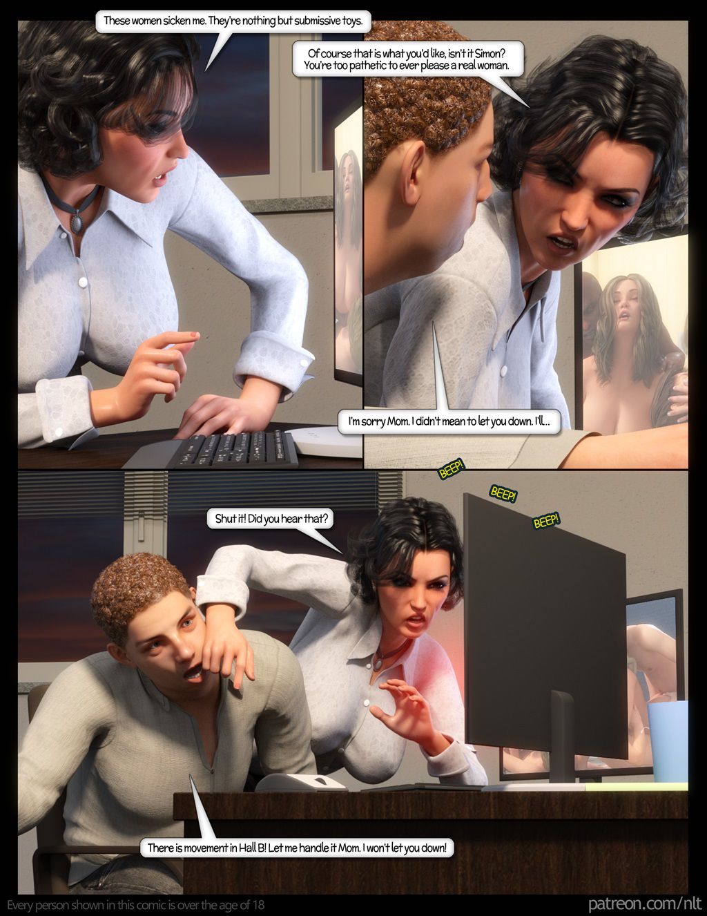 Stuck With Simon [NLT Media] 1 . Stuck With Simon  - Chapter 1 [NLT Media] – page 4