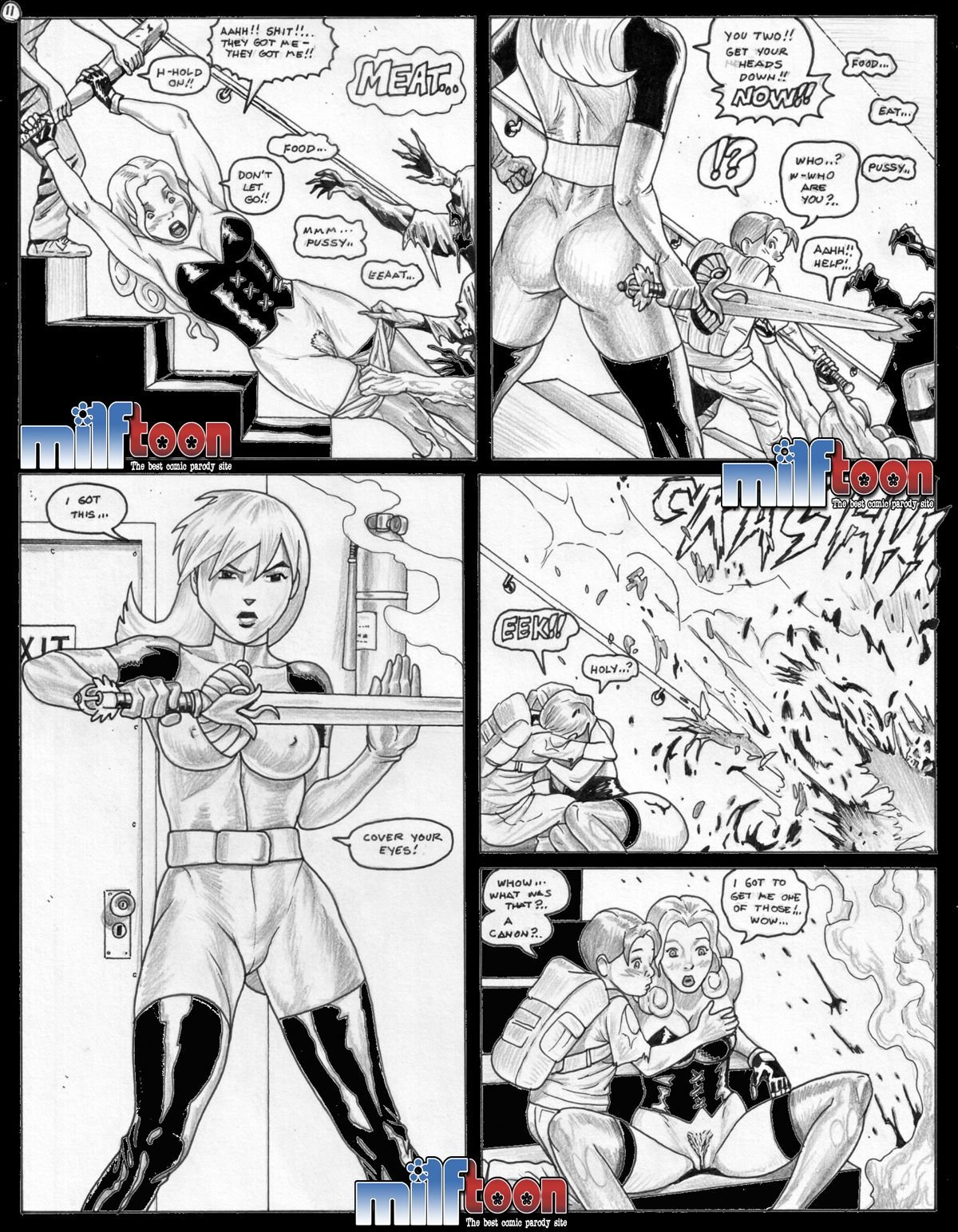 Contains Virus Zombies [MILFToon] 1 . Contains Virus Zombies  - Chapter 1 [MILFToon] – page 11