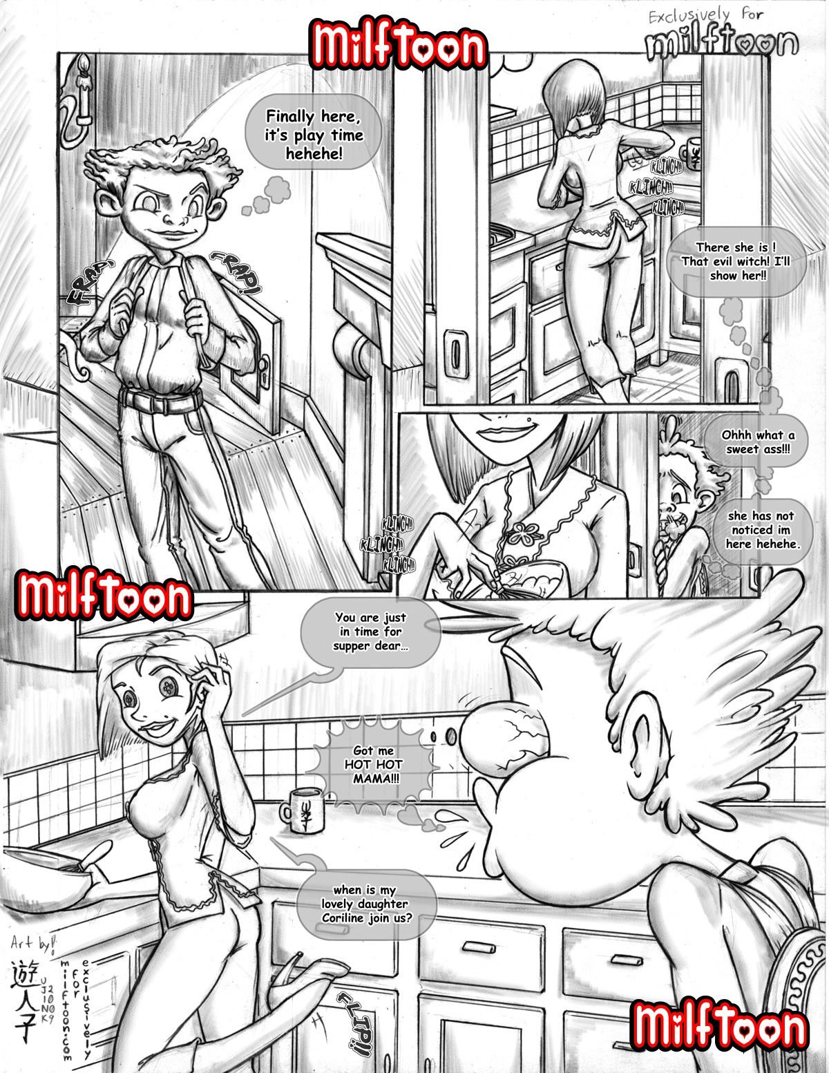 Coraline (Coraline) [MILFToon] 1 . Coraline  - Chapter 1 (Coraline) [MILFToon] – page 1