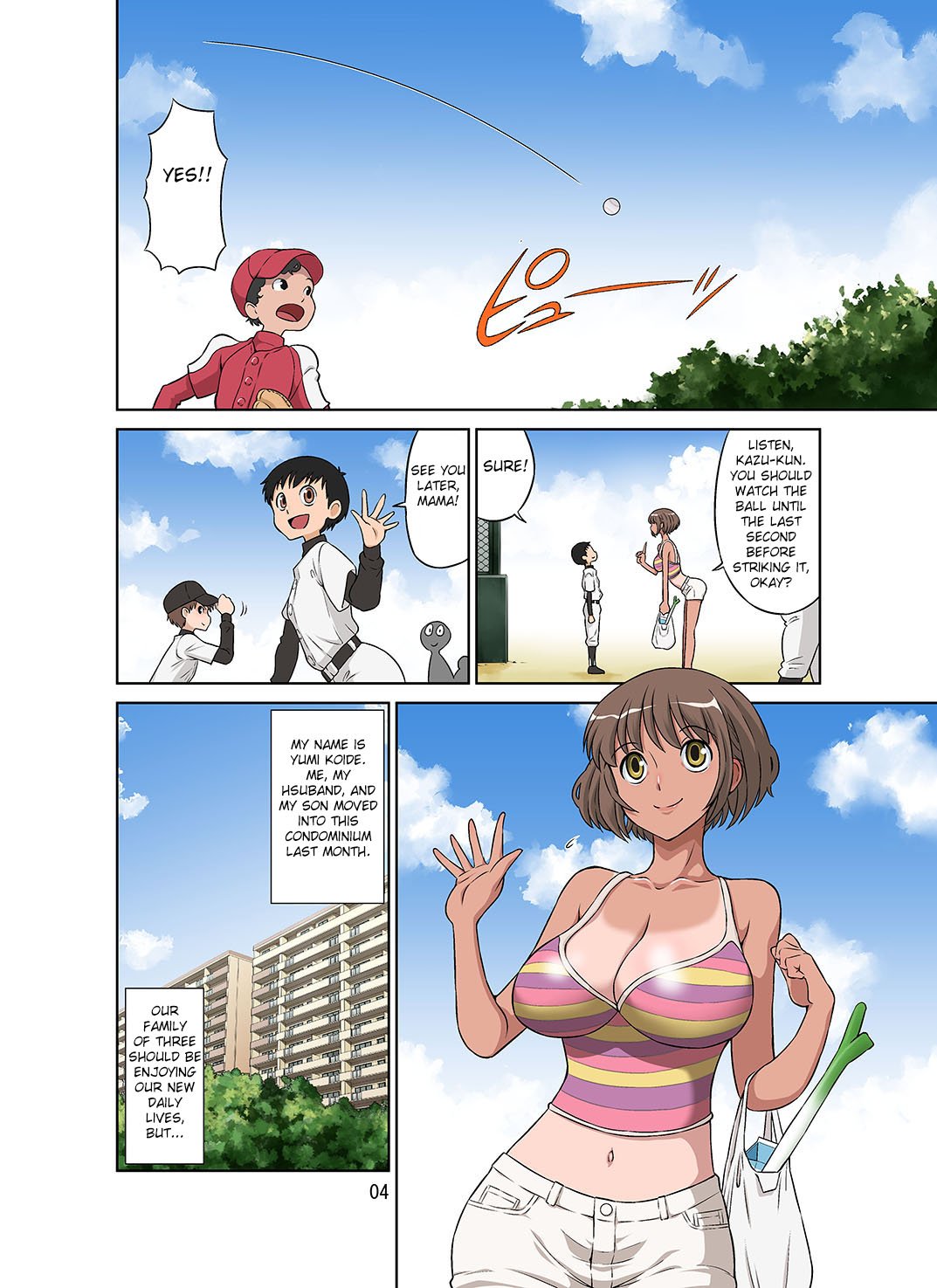Netorare Genki Mama [Dozamura] 1 . Netorare Genki Mama - Chapter 1 [Dozamura] – page 4