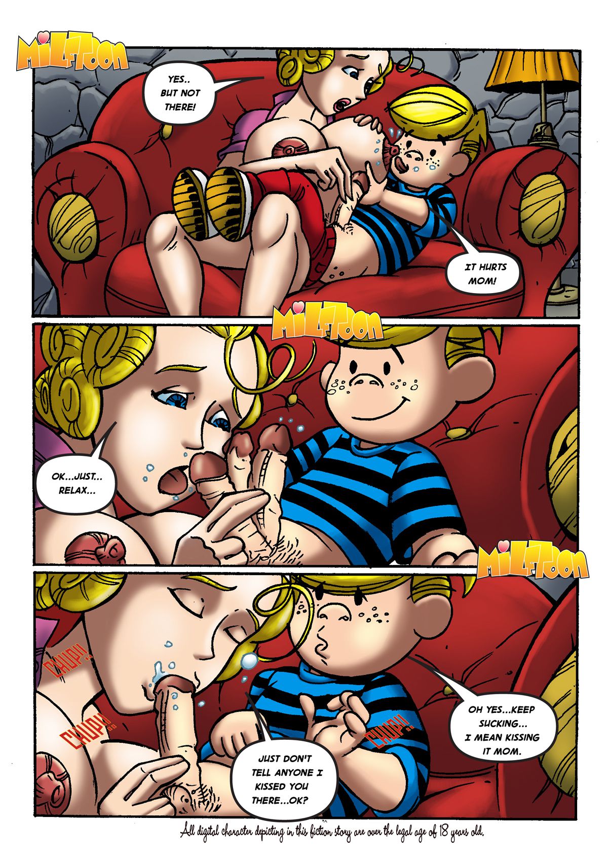 Dennis The Trickster (Dennis the Menace) [MILFToon] 1 . Dennis The Trickster  - Chapter 1 (Dennis the Menace) [MILFToon] – page 7